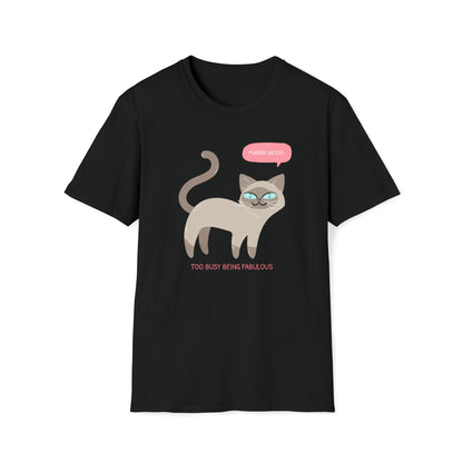Glimlachend Katten T-shirt - Té Druk met Fabulous Zijn