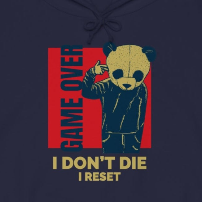 Gamer Hoodie Blauw | Reset Panda | Unisex