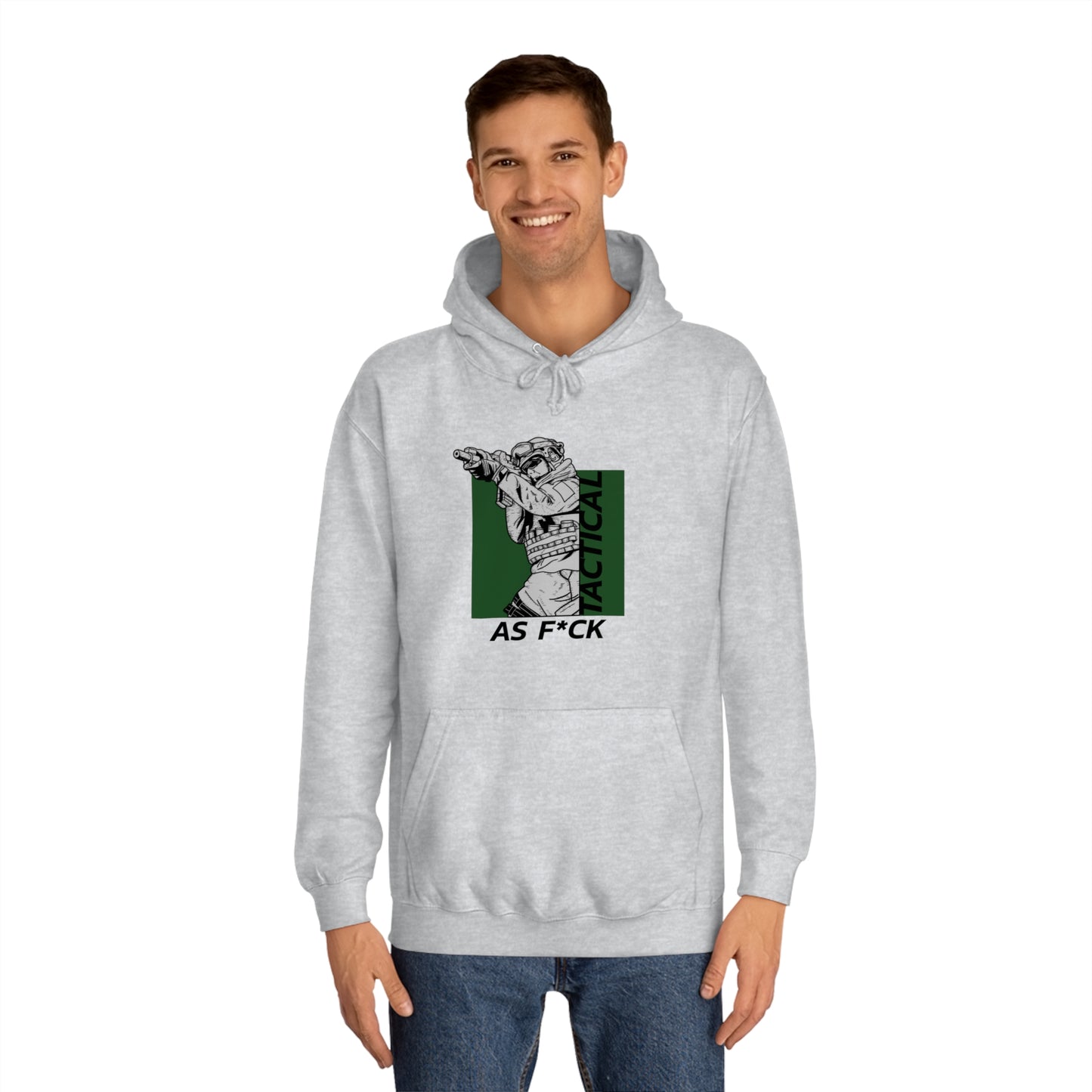Gamer Hoodie Grijs | Tactical AF MW2 stijl | Unisex