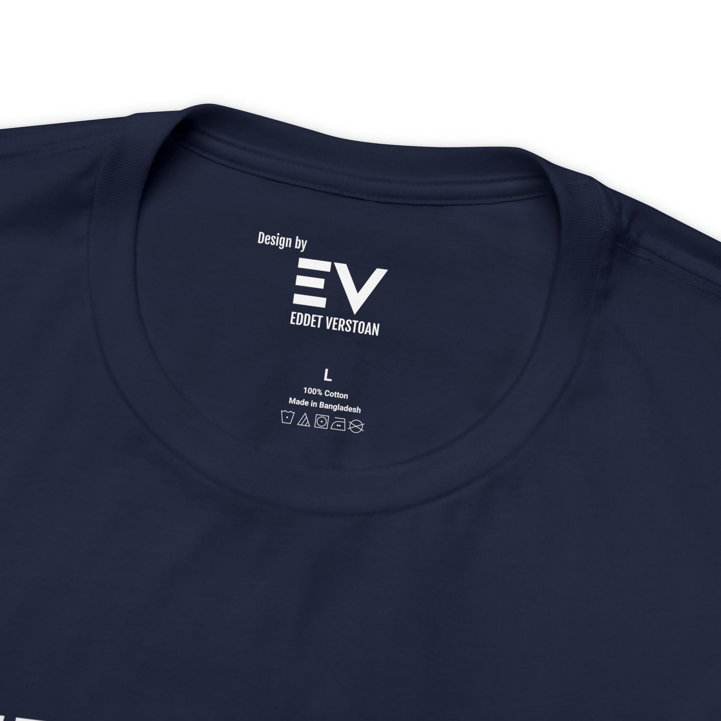 Eddet verstoan shirt neklabel