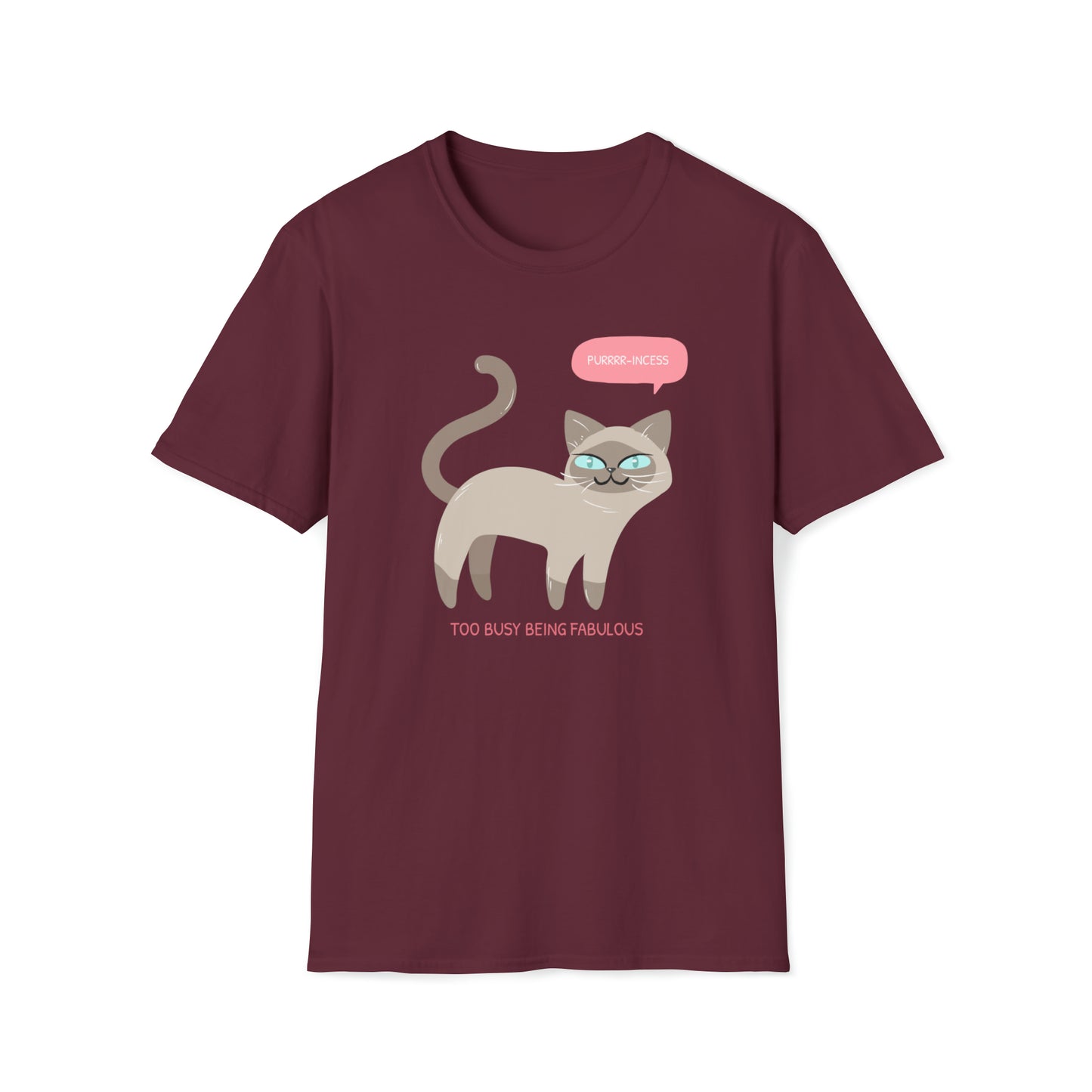 Kattige Humor T-shirt - Té Druk met fabulouste Zijn