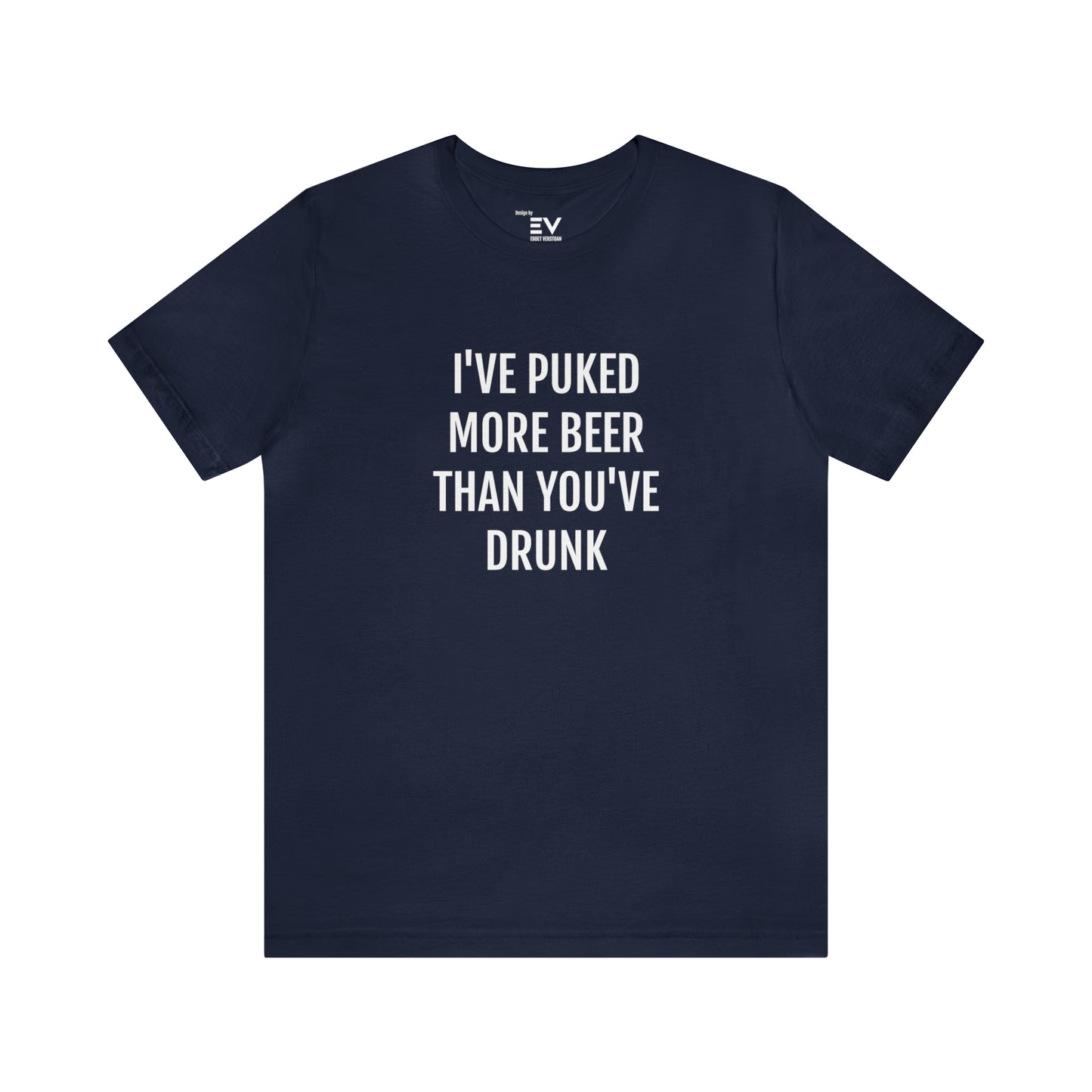 Fun wear voor bierliefhebbers - verhoog de humorbar - Marine blauw