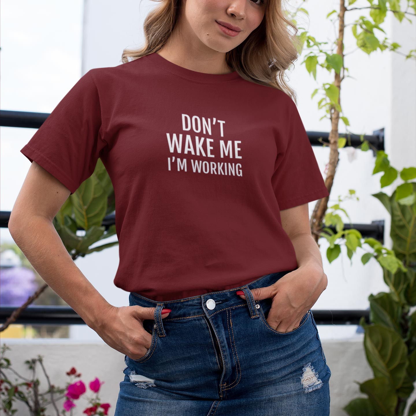 Werknemer van de maand T-shirt in Rood
