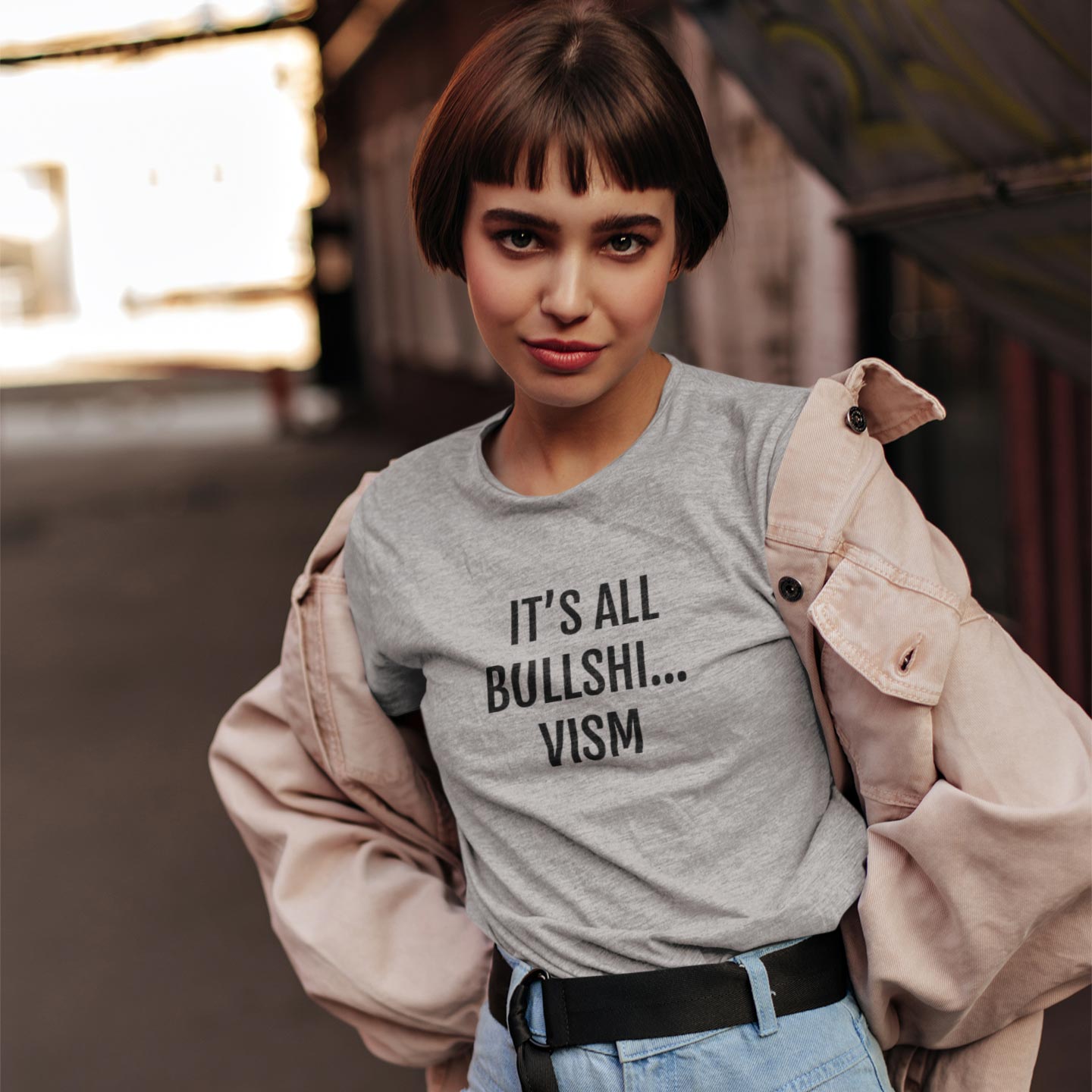 It's all bullshi...vism T-shirt - Unisex Design - Grappig t-shirt kopen