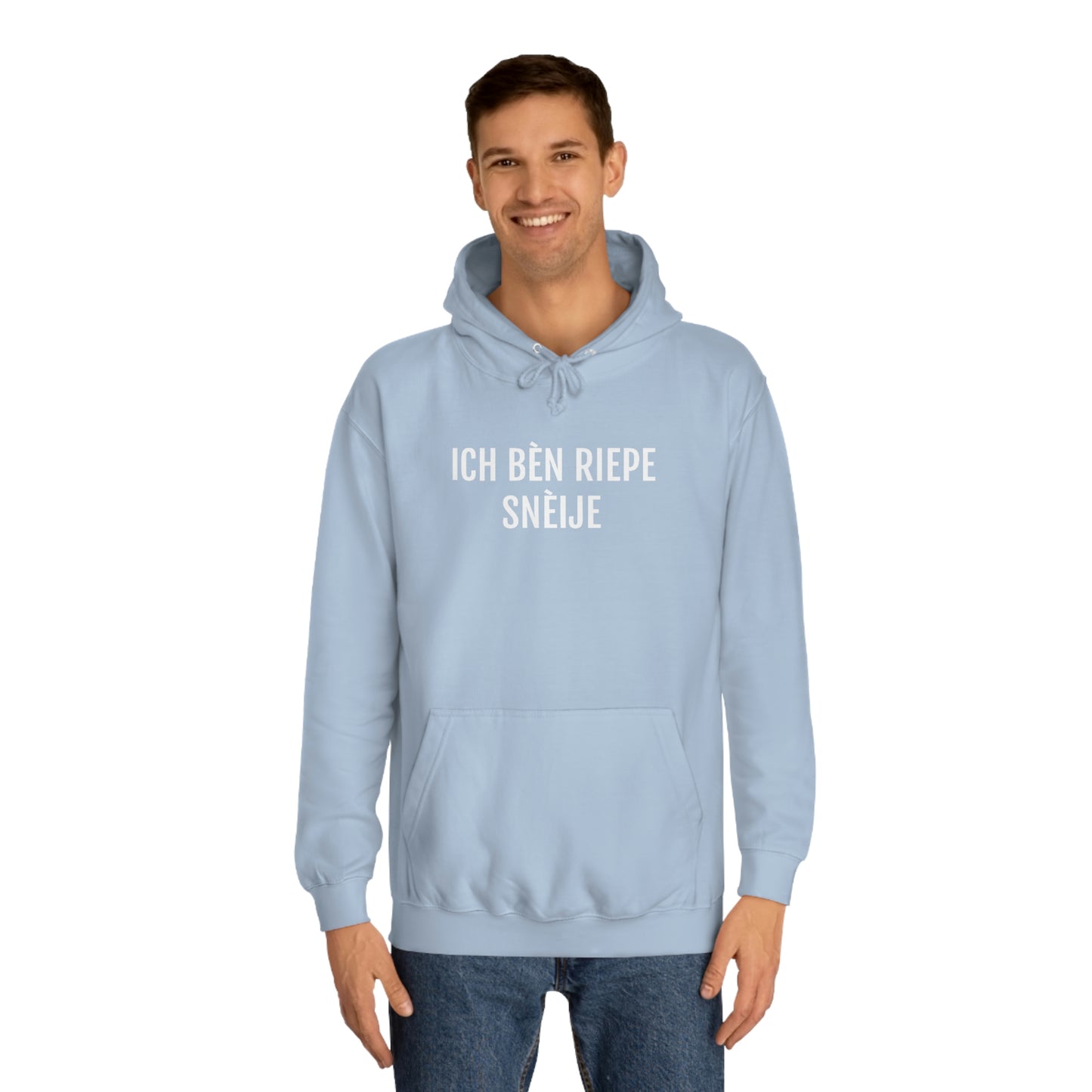 ICH BÈN RIEPE SNÈIJE | Unisex Hoodie uit Limburg