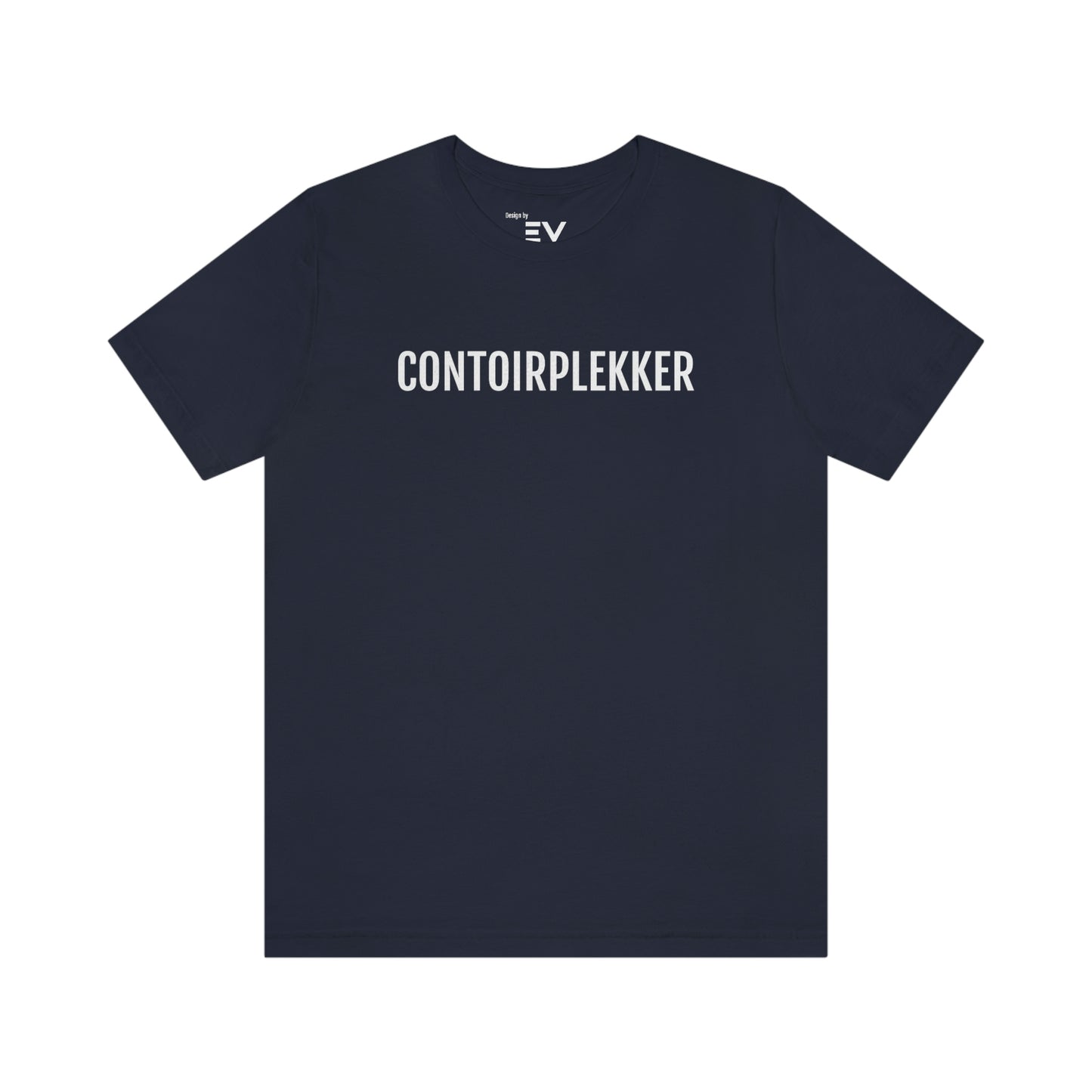 Contoirplekker | Unisex T-Shirt uit Brussel - Marine Blauw