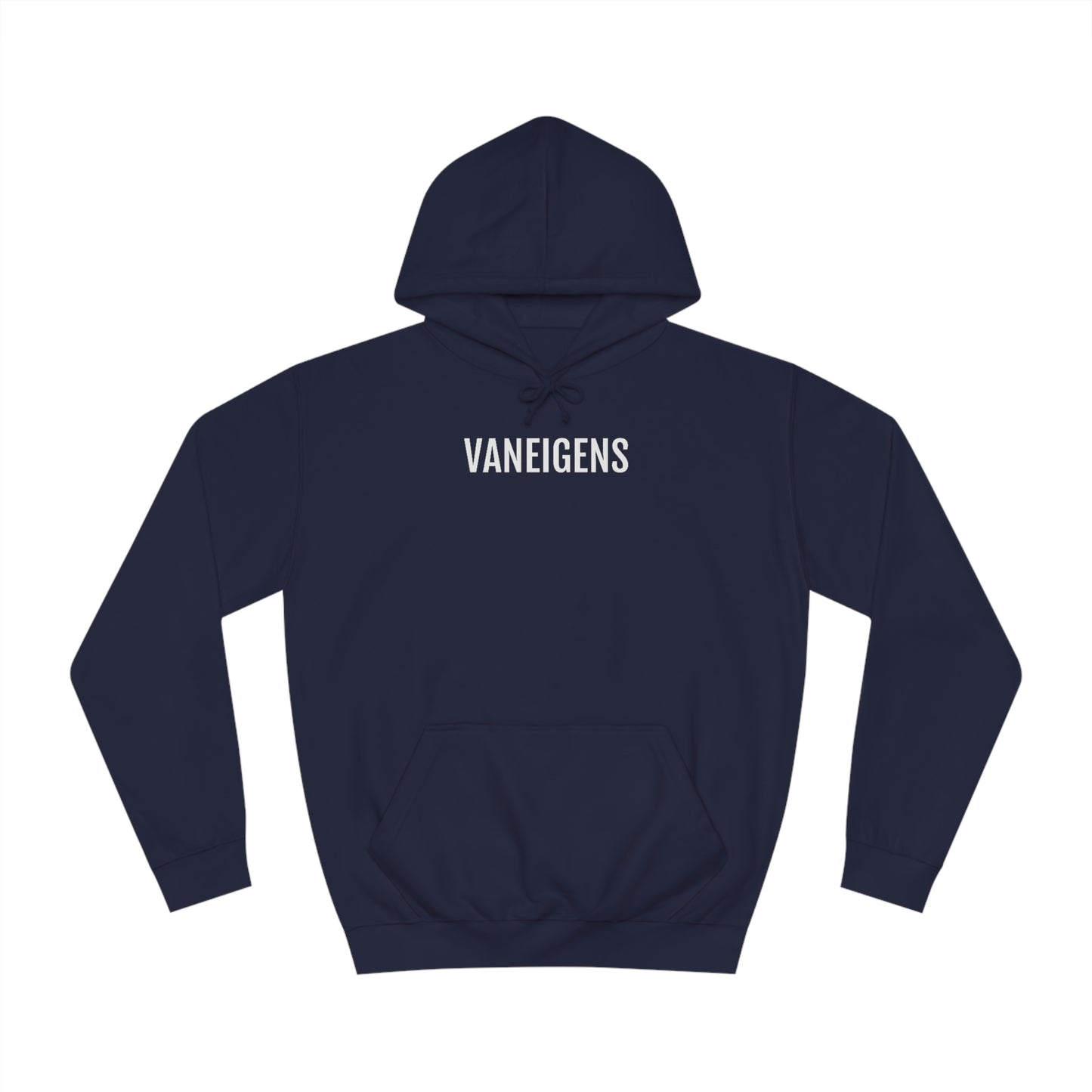 Marine blauwe hoodie met Oost-vlaams opschrift