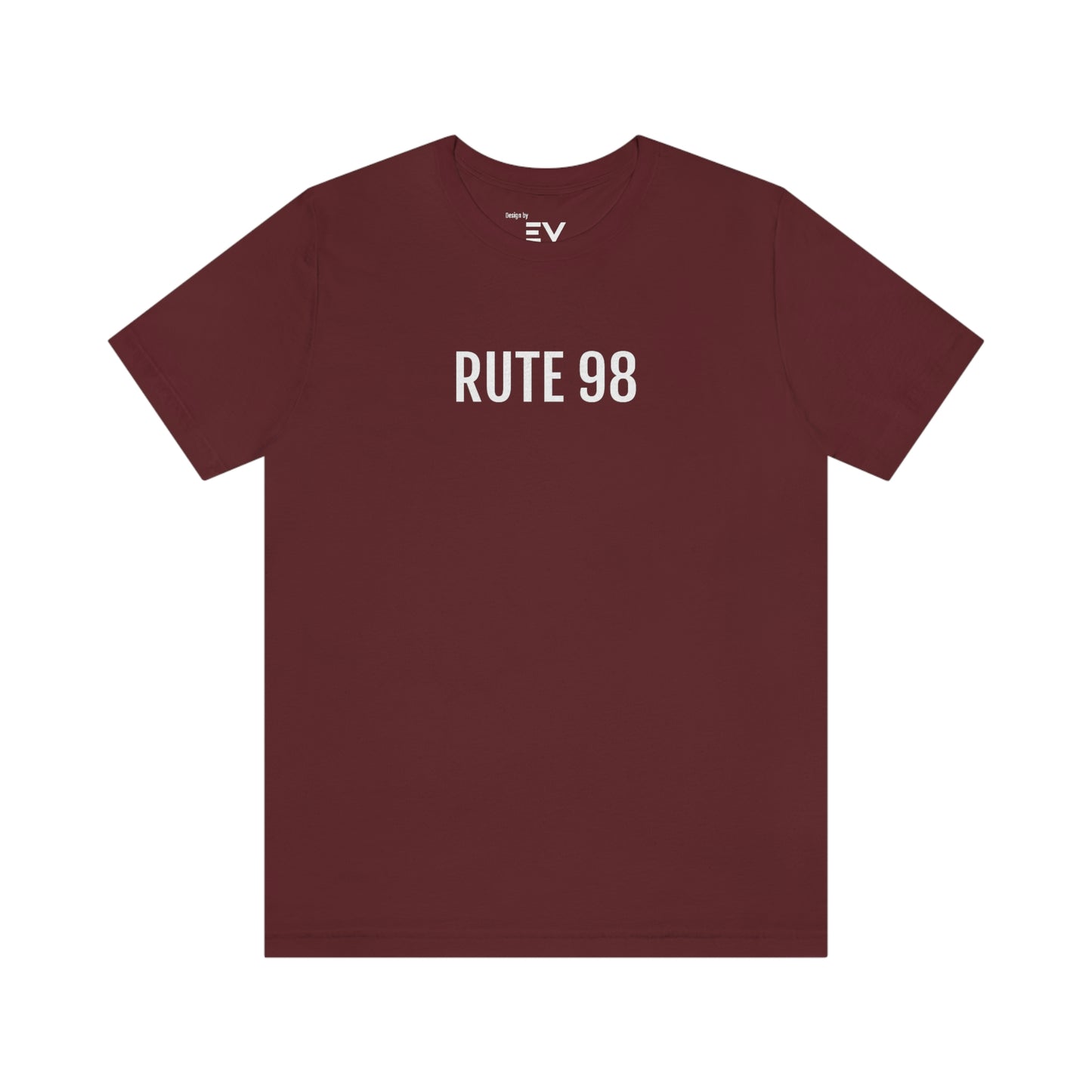 Rute 98' | Unisex T-Shirt uit West-Vlaanderen - Rood