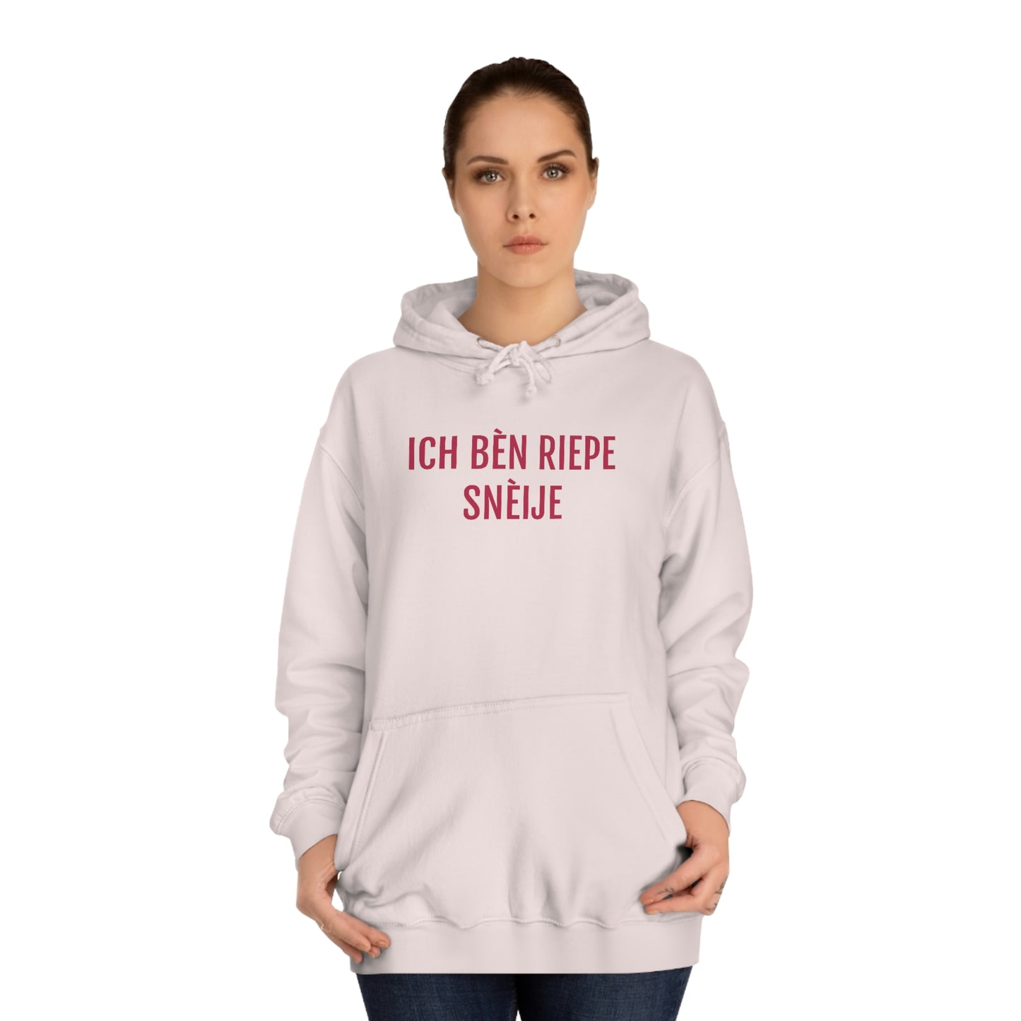 ICH BÈN RIEPE SNÈIJE | Unisex Hoodie uit Limburg