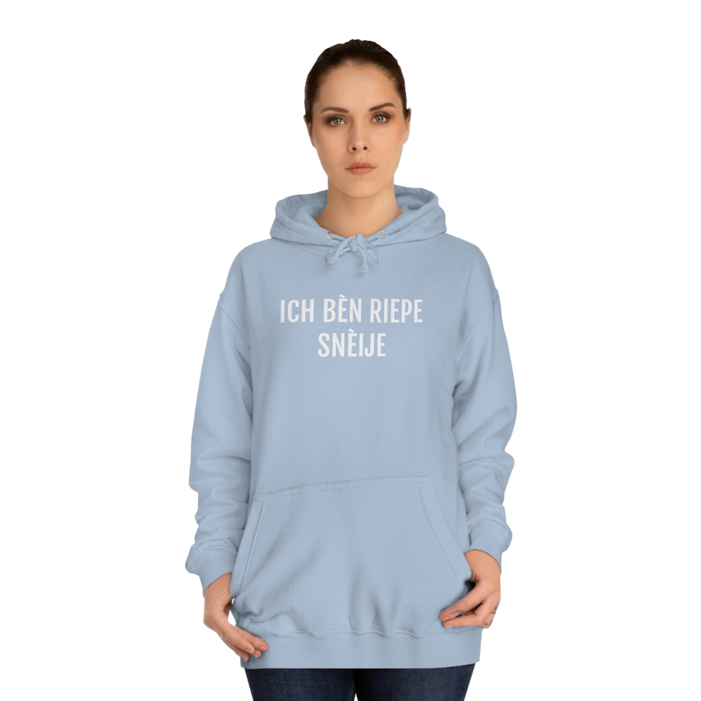 ICH BÈN RIEPE SNÈIJE | Unisex Hoodie uit Limburg