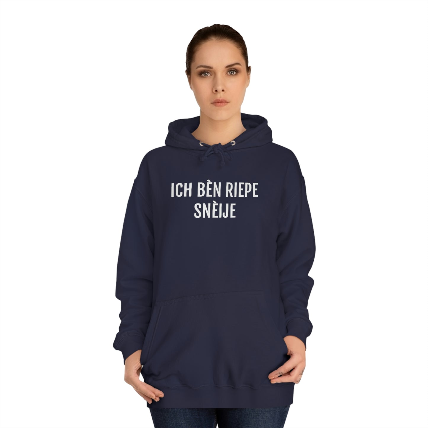 ICH BÈN RIEPE SNÈIJE | Unisex Hoodie uit Limburg