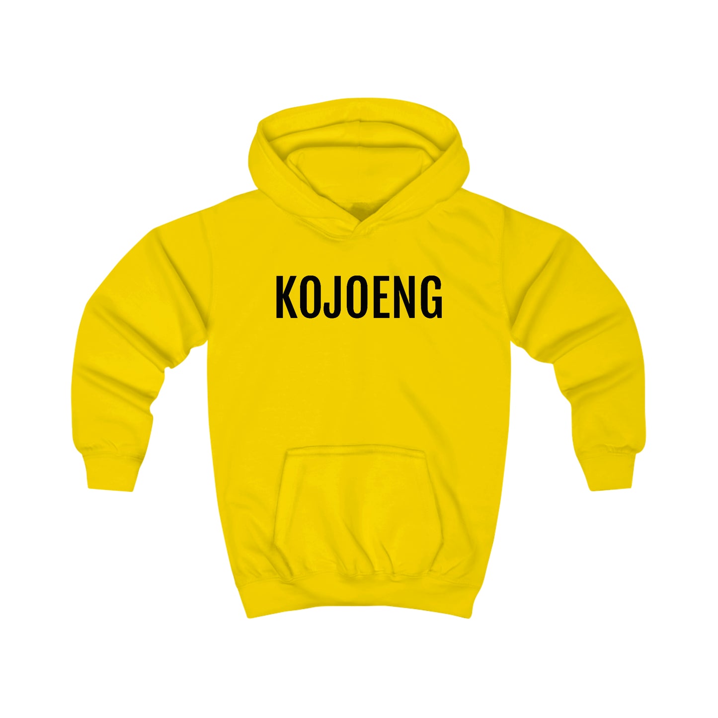 Fleur je garderobe op met een KOJOENG Hoodie in Limburgs Dialect-Geel