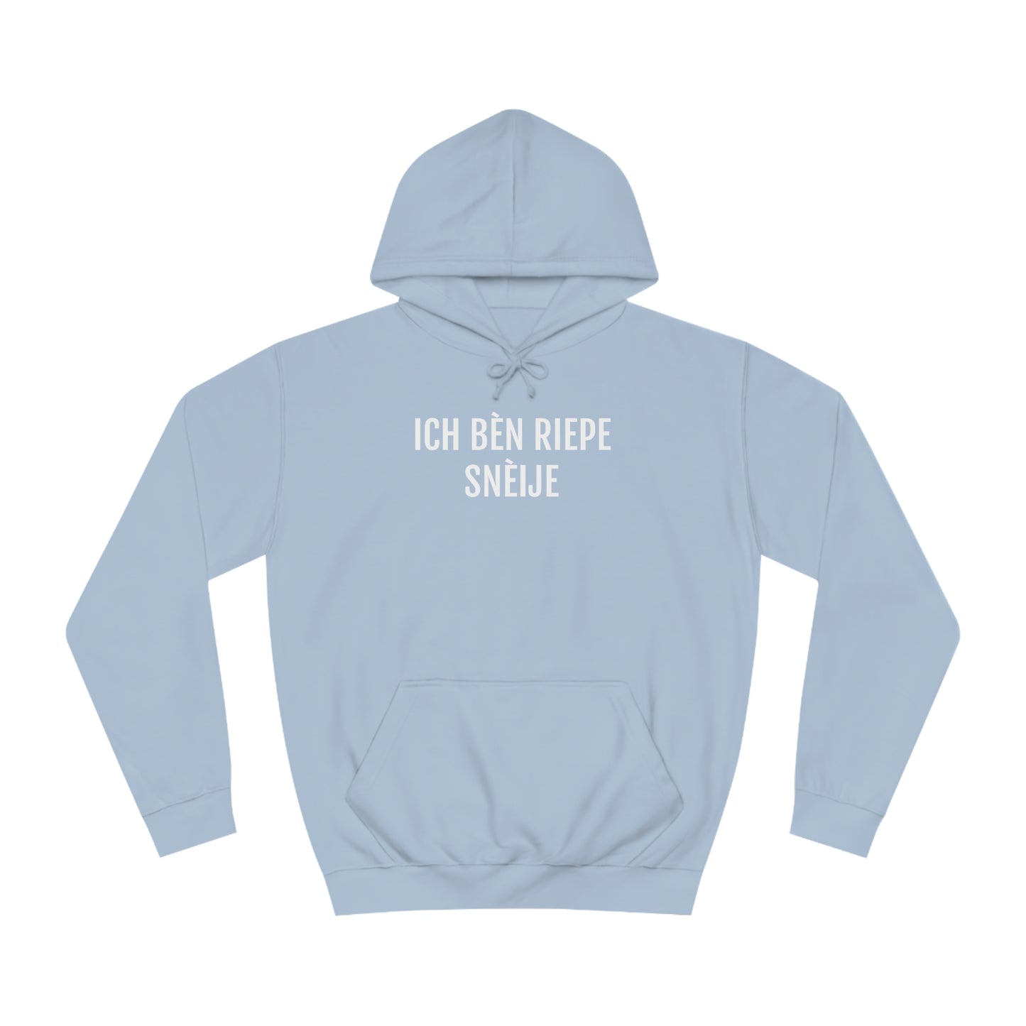 ICH BÈN RIEPE SNÈIJE | Unisex Hoodie uit Limburg