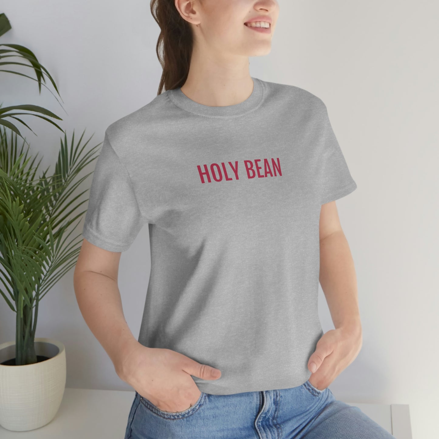 HOLY BEAN | Engels met haar op | T-shirt met korte mouwen.