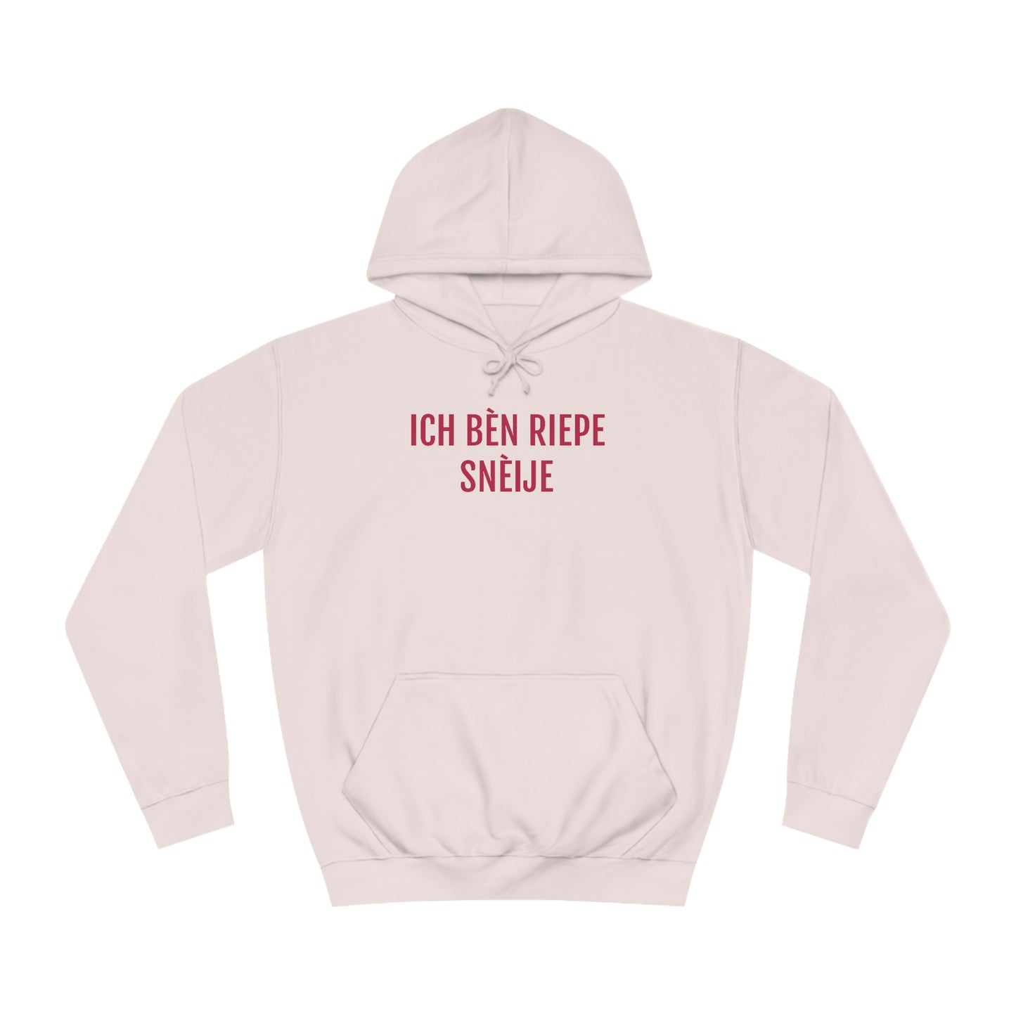 ICH BÈN RIEPE SNÈIJE | Unisex Hoodie uit Limburg