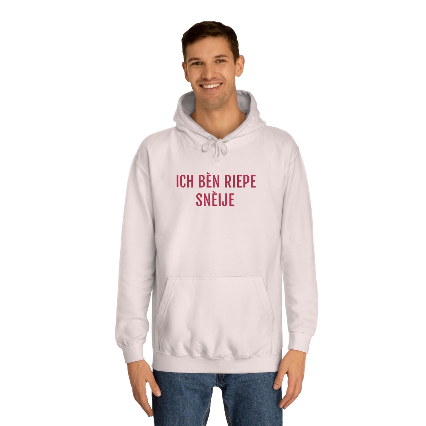 ICH BÈN RIEPE SNÈIJE | Unisex Hoodie uit Limburg