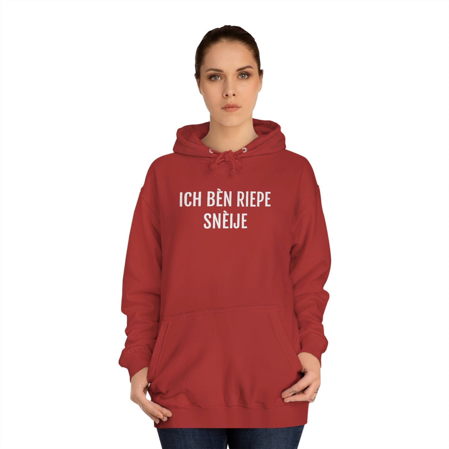 ICH BÈN RIEPE SNÈIJE | Unisex Hoodie uit Limburg