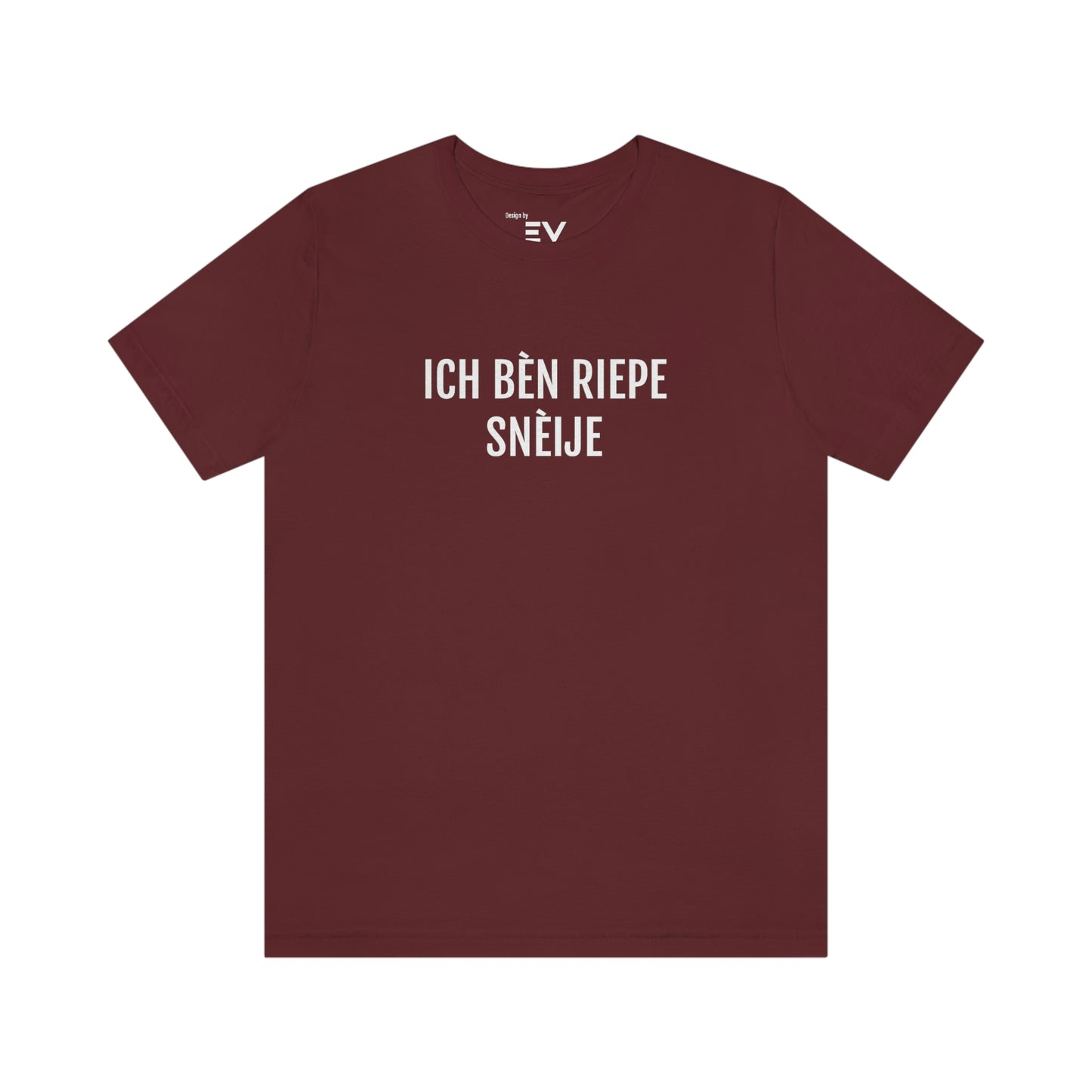 ICH BÈN RIEPE SNÈIJE T-shirt | Limburgs | Volwassenen | Unisex