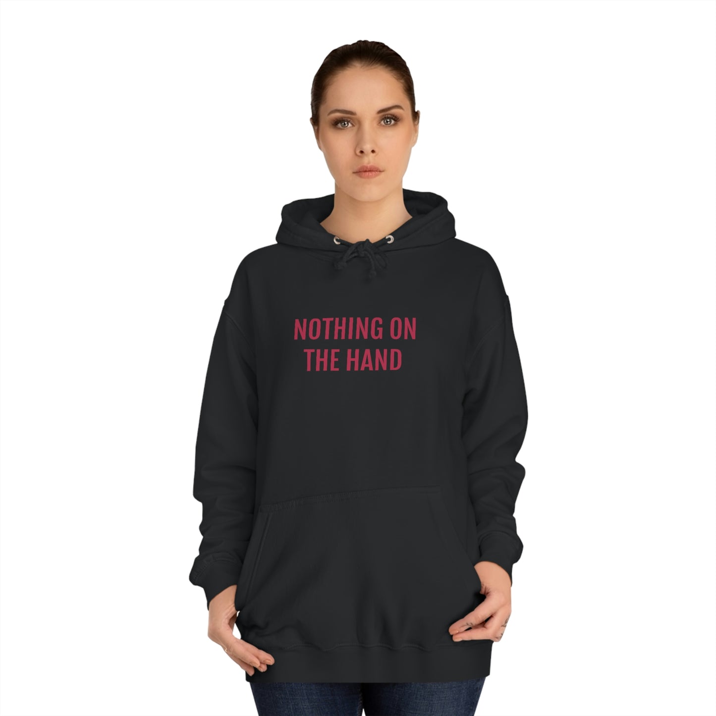 Met haar op - THE HAND | Unisex | College Hoodie