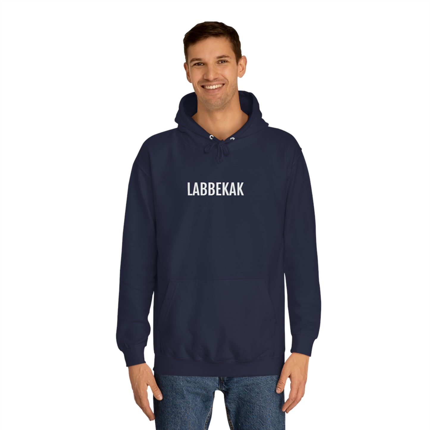 Labbekak | Unisex Hoodie uit Limburg - blauw man