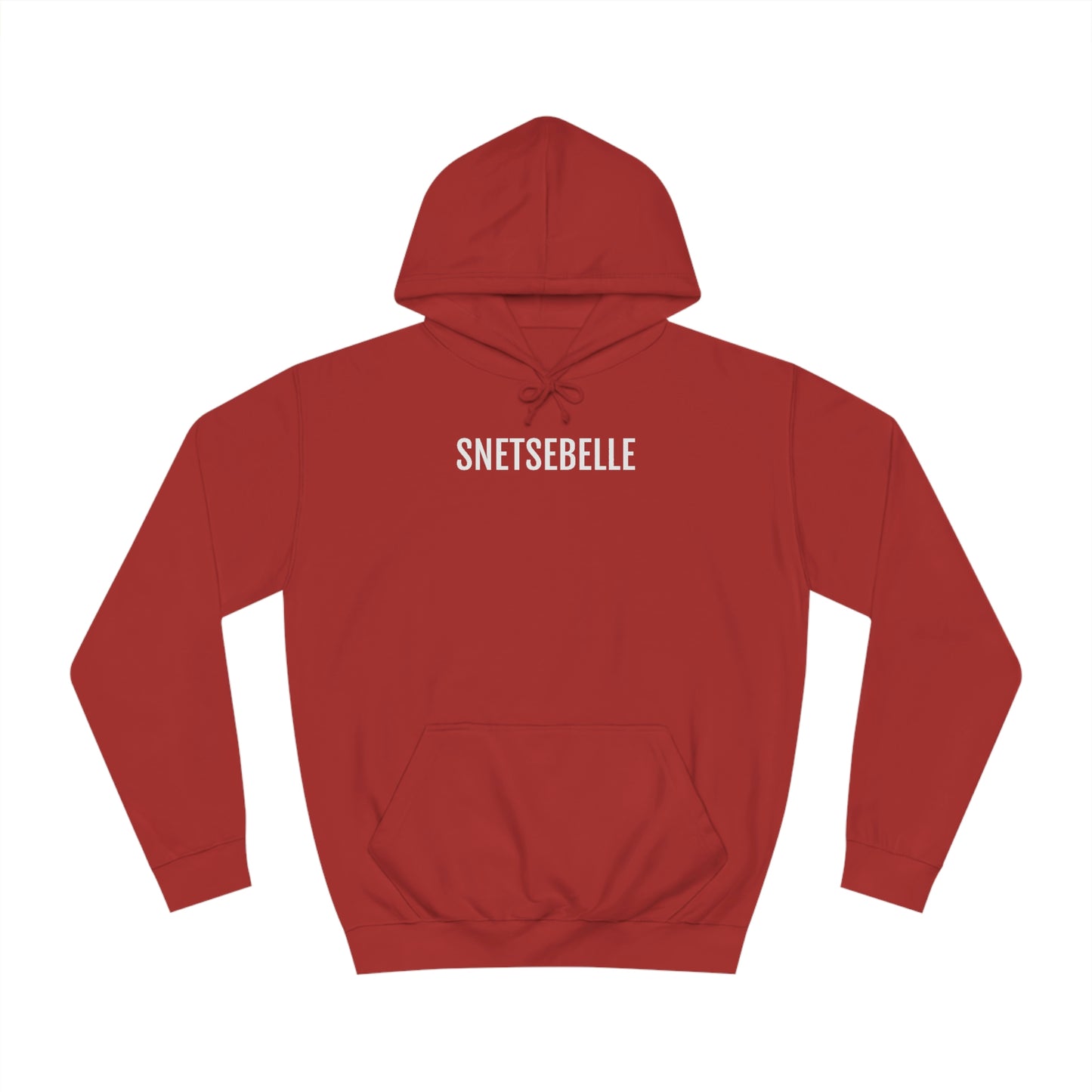 SNETSEBELLE | Unisex Hoodie uit West-Vlaanderen - Rood