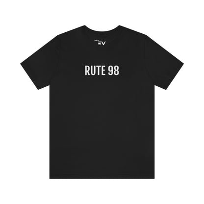 Rute 98' | Unisex T-Shirt uit West-Vlaanderen - Zwart