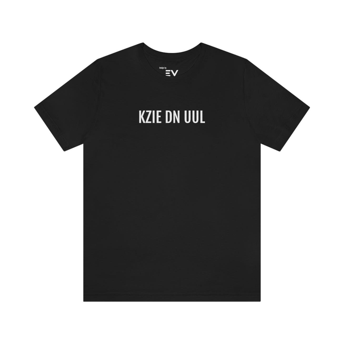 Ksie dn uul | Unisex T-Shirt uit West-Vlaanderen - Zwart