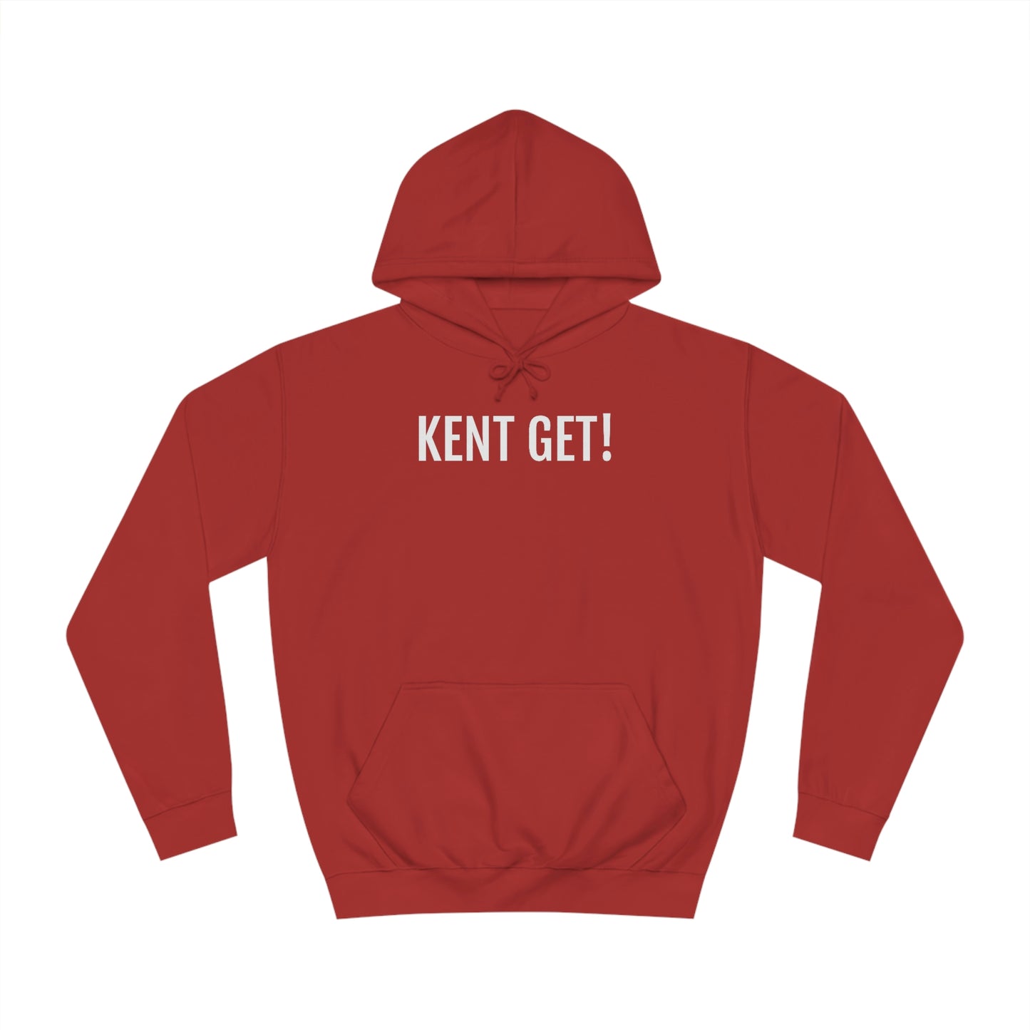 Kent get! | Unisex Hoodie uit West-Vlaanderen - Rood