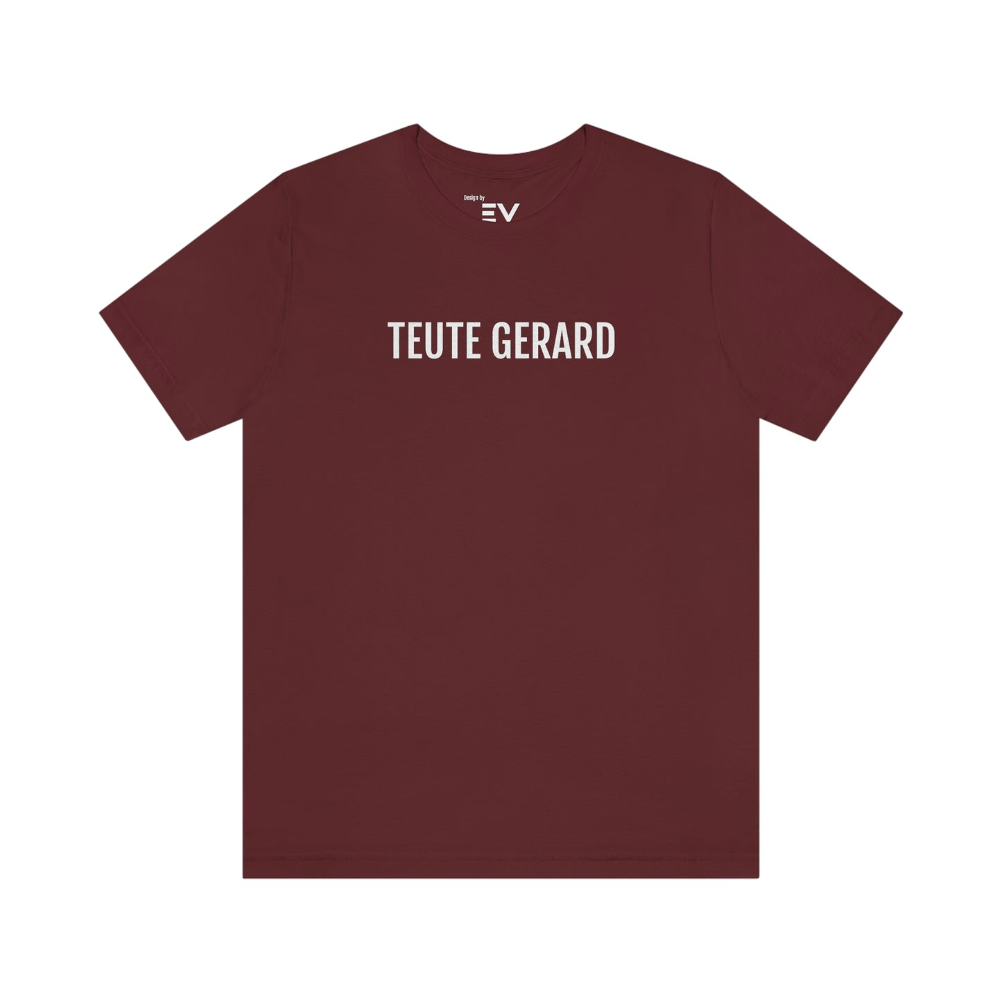 Rood met witte opdruk Antwerpse dialect shirt