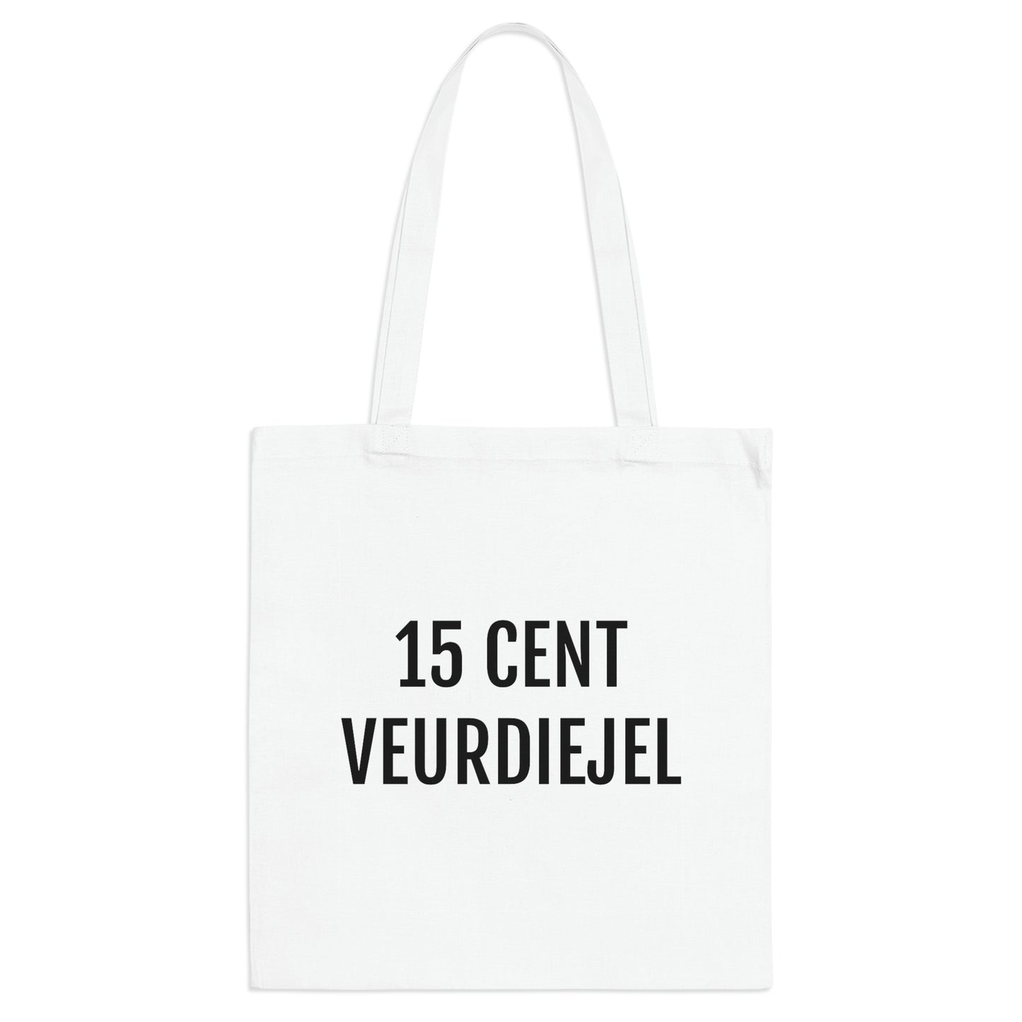 15 Cent veurdiejel - Druk je unieke stijl uit met onze dialect-thema | Leuke tote bags kopen als cadeau of voor jezelf.