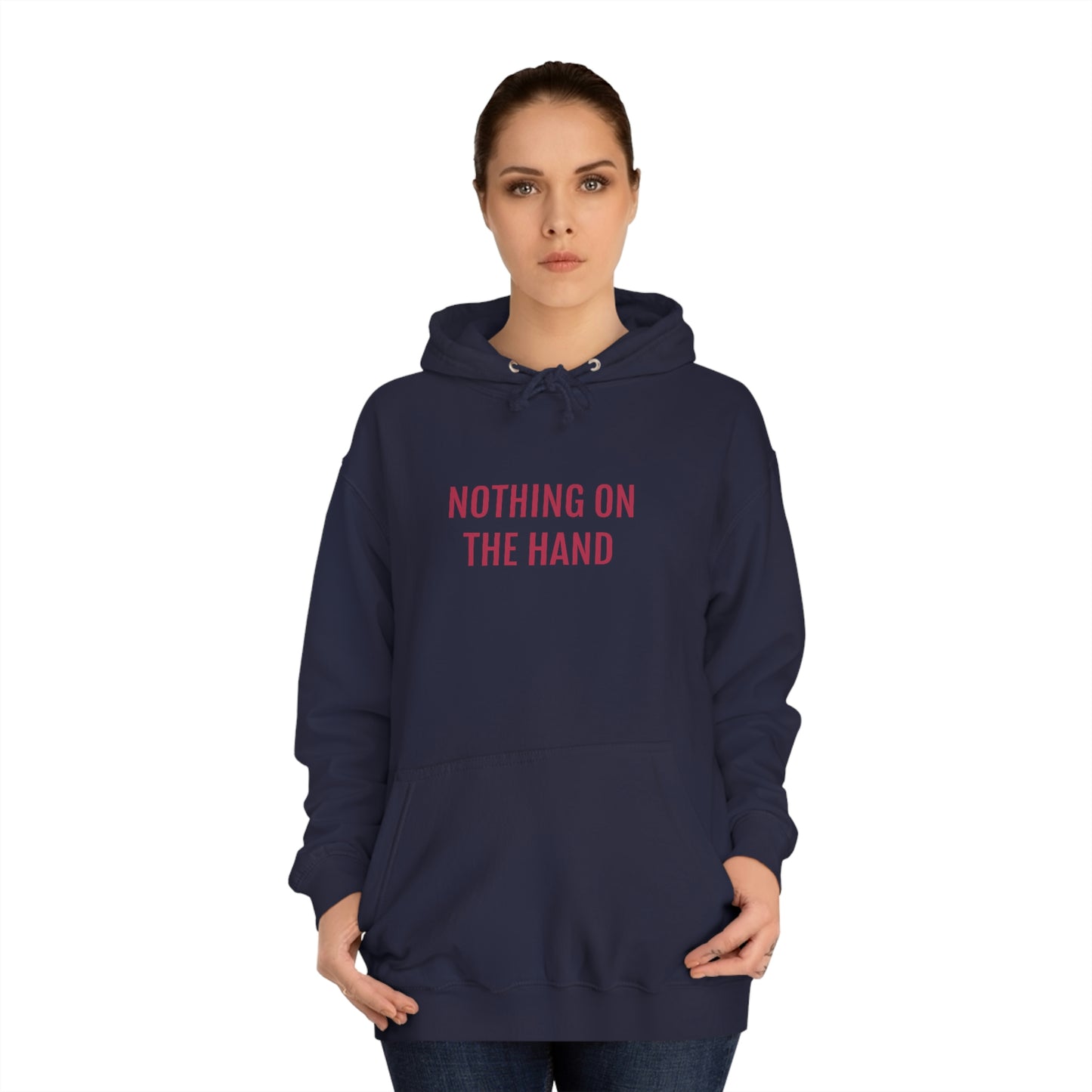 Met haar op - THE HAND | Unisex | College Hoodie