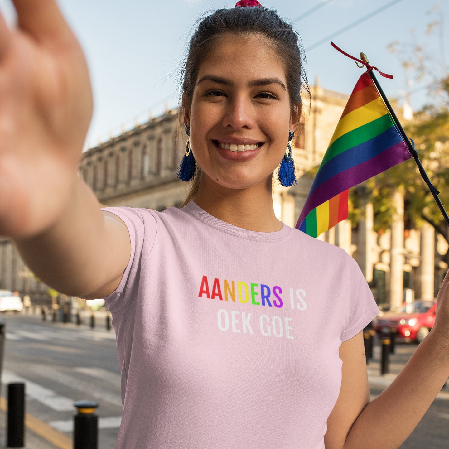 AANDERS IS OEK GOE | LGBTQIA+ dames T-Shirt uit Antwerpen