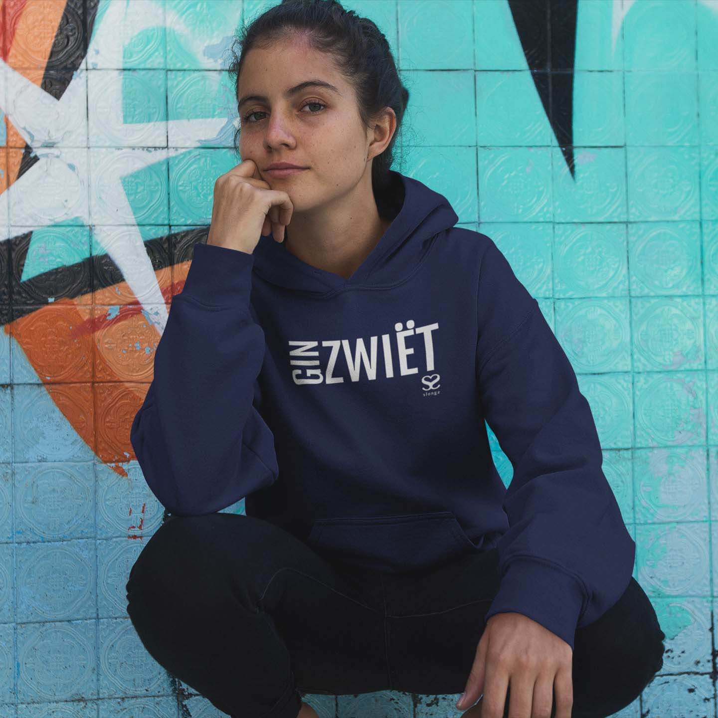 GIN ZWIËT | Unisex Slongs Hoodie recht uit Antwerpen