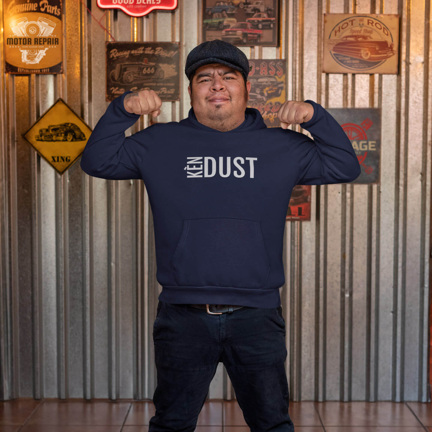 KÈN DUST | Unisex Hoodie uit Oost-Vlaanderen