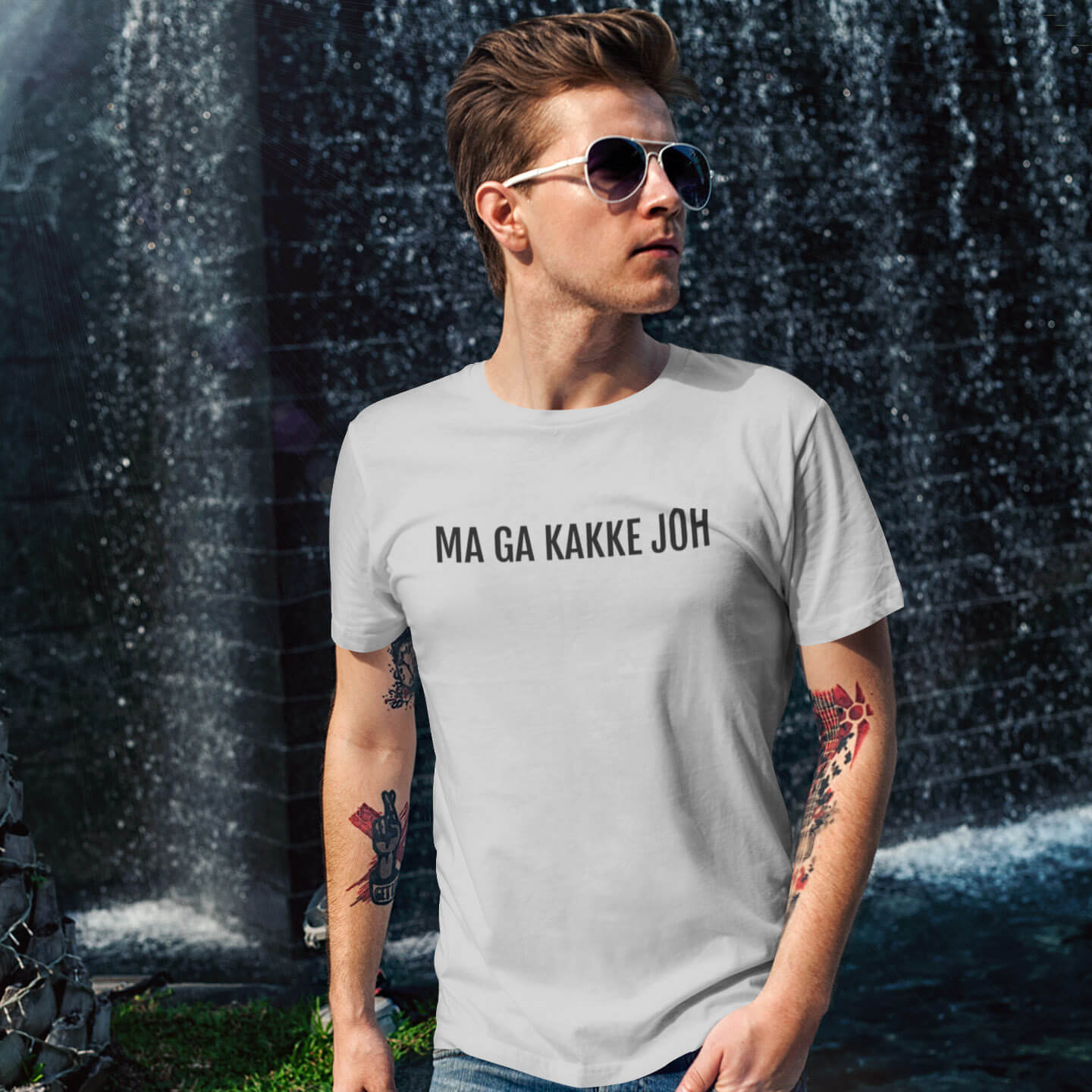 MA GA KAKKE JOH T-shirt | Limburgs | Volwassenen | Unisex