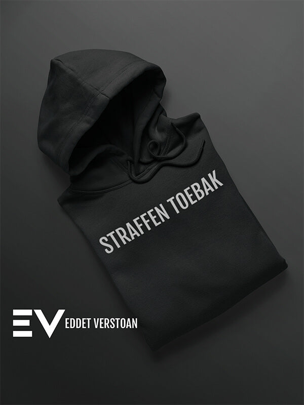 STRAFFEN TOEBAK | Unisex Hoodie uit Antwerpen