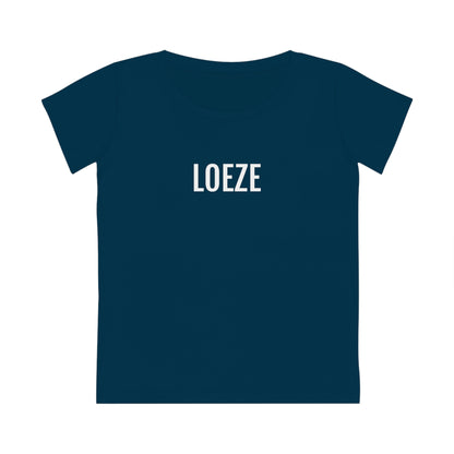 LOEZE | Dames T-Shirt uit Antwerpen - Donkerblauw