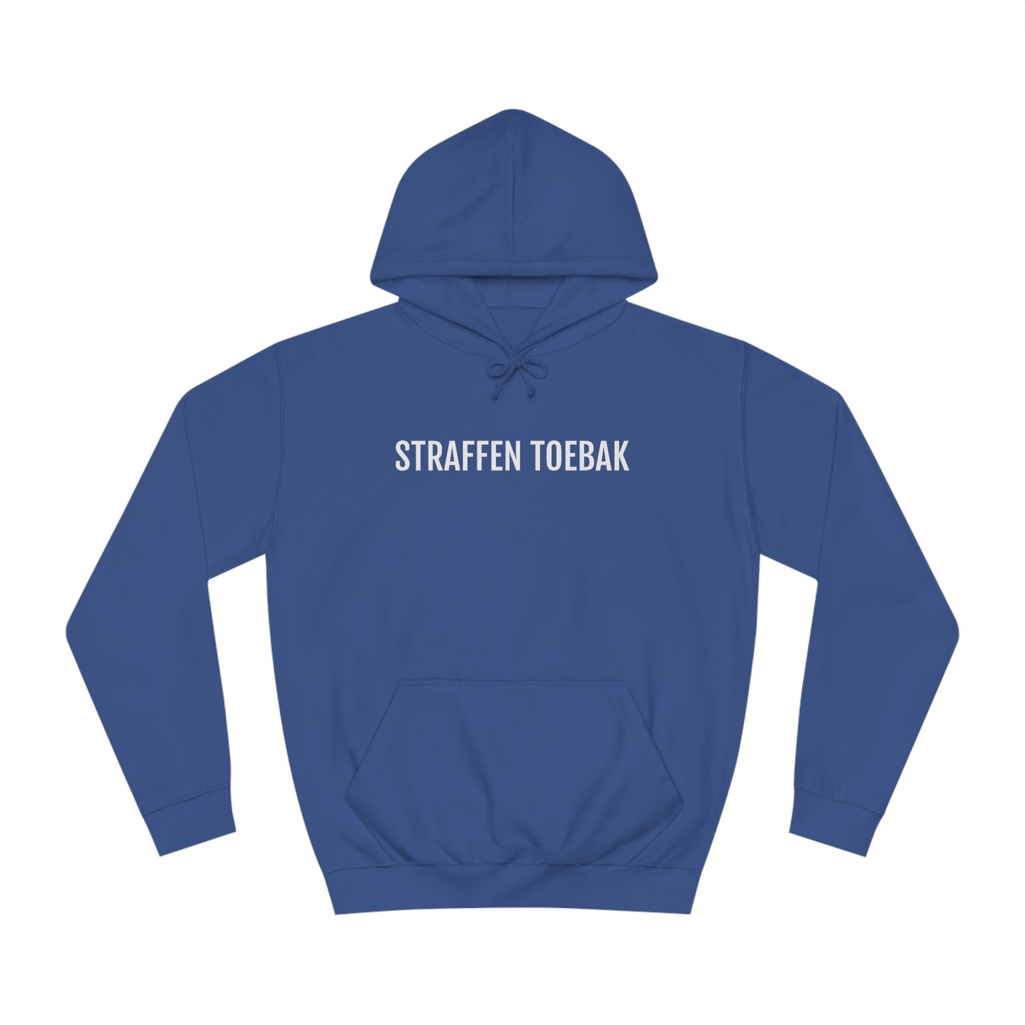 STRAFFEN TOEBAK | Unisex Hoodie uit Antwerpen