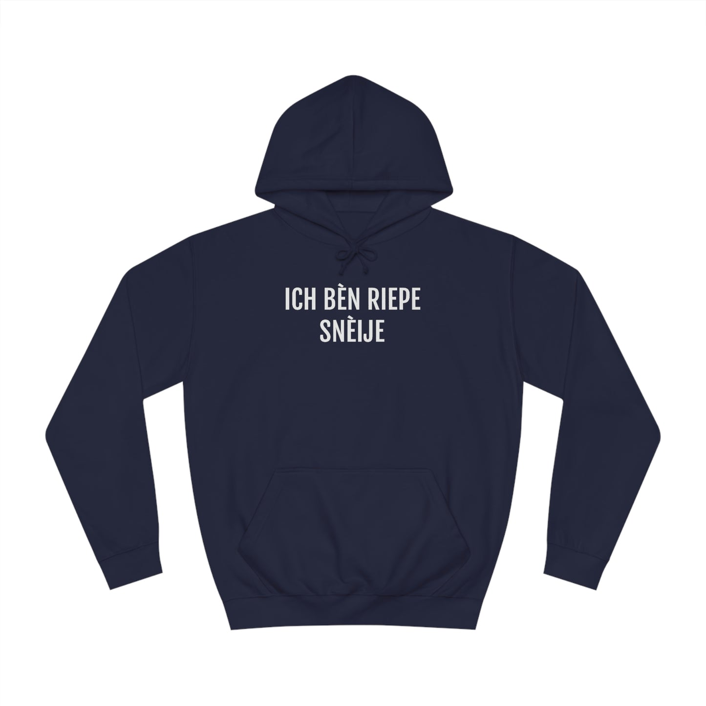 ICH BÈN RIEPE SNÈIJE | Unisex Hoodie uit Limburg