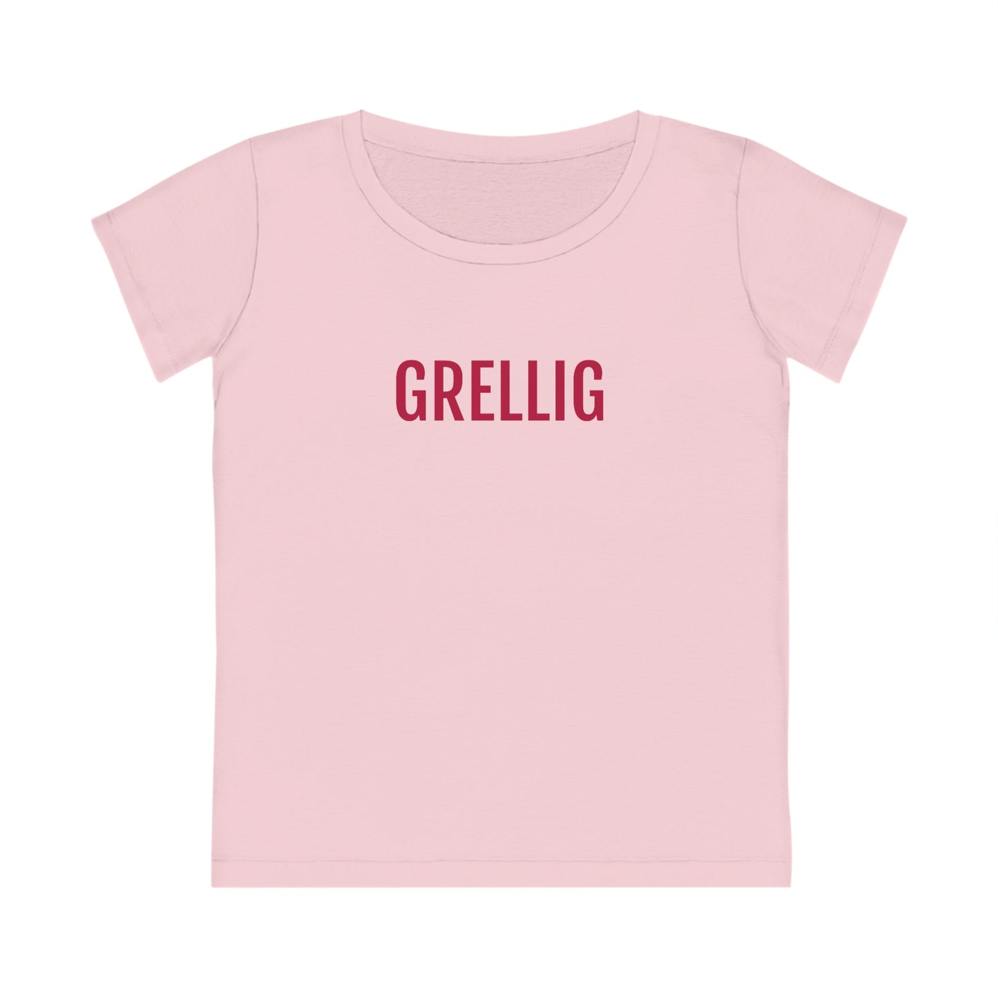 Roze limburgse t-shirt met grellig opschrift in viva magenta kleur