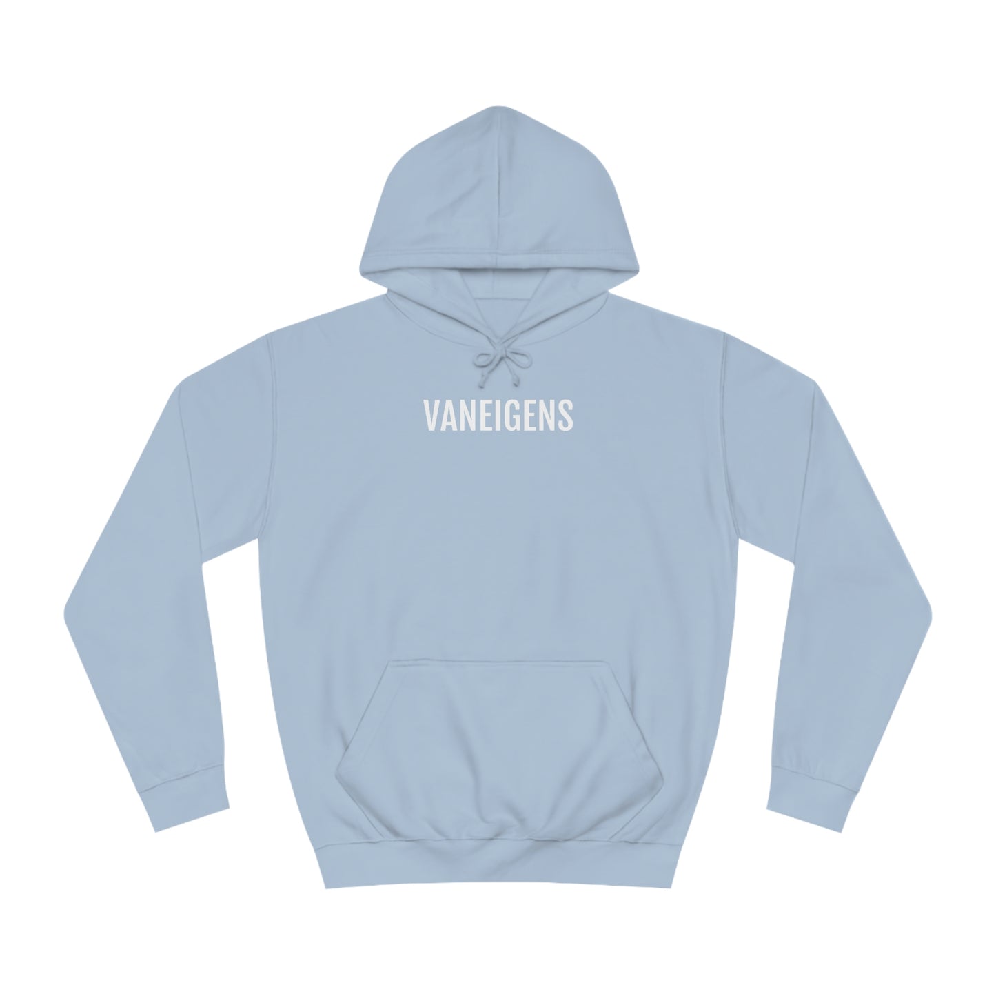 Lichtblauwe hoodie met Oost-vlaams dialect