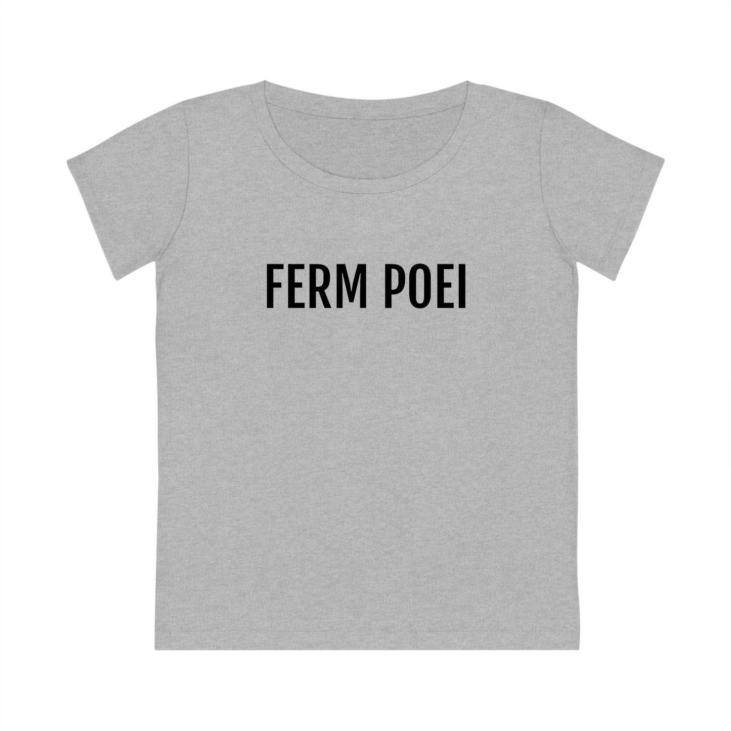 Grijze dames t-shirt met Limburgs dialect