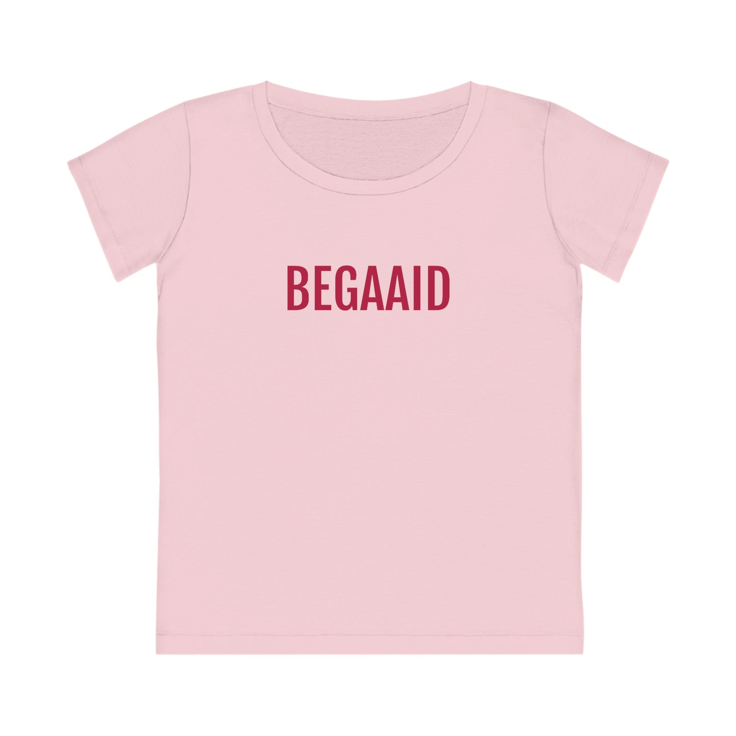 Viva magenta print op roze t-shirt - Begaaid