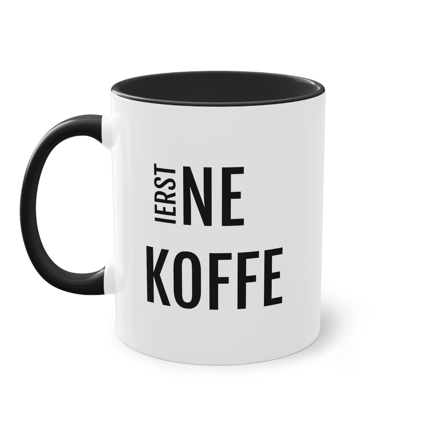 Nip aan je favoriete drank in stijl met onze zwart-witte keramische dialect mokken met tekst.