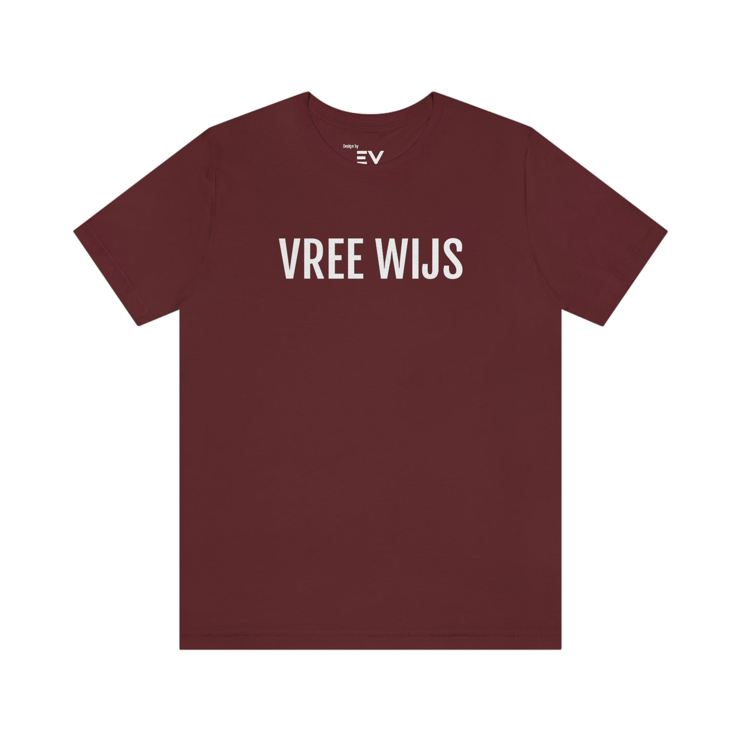 Rode t-shirt met witte opdruk in Oost-Vlaams (Gents) dialect