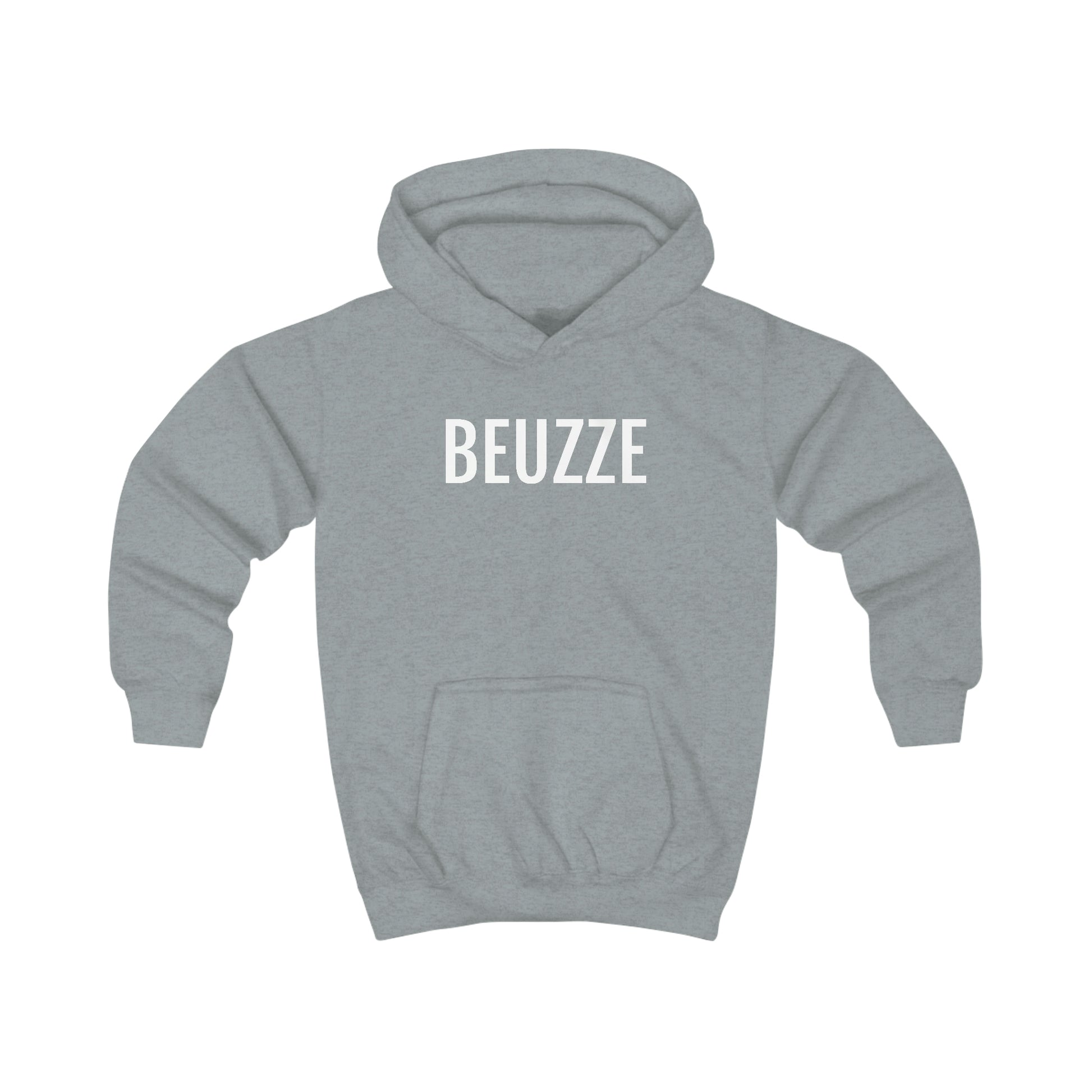 Grijze dialect hoodie voor kinderen uit Brussel