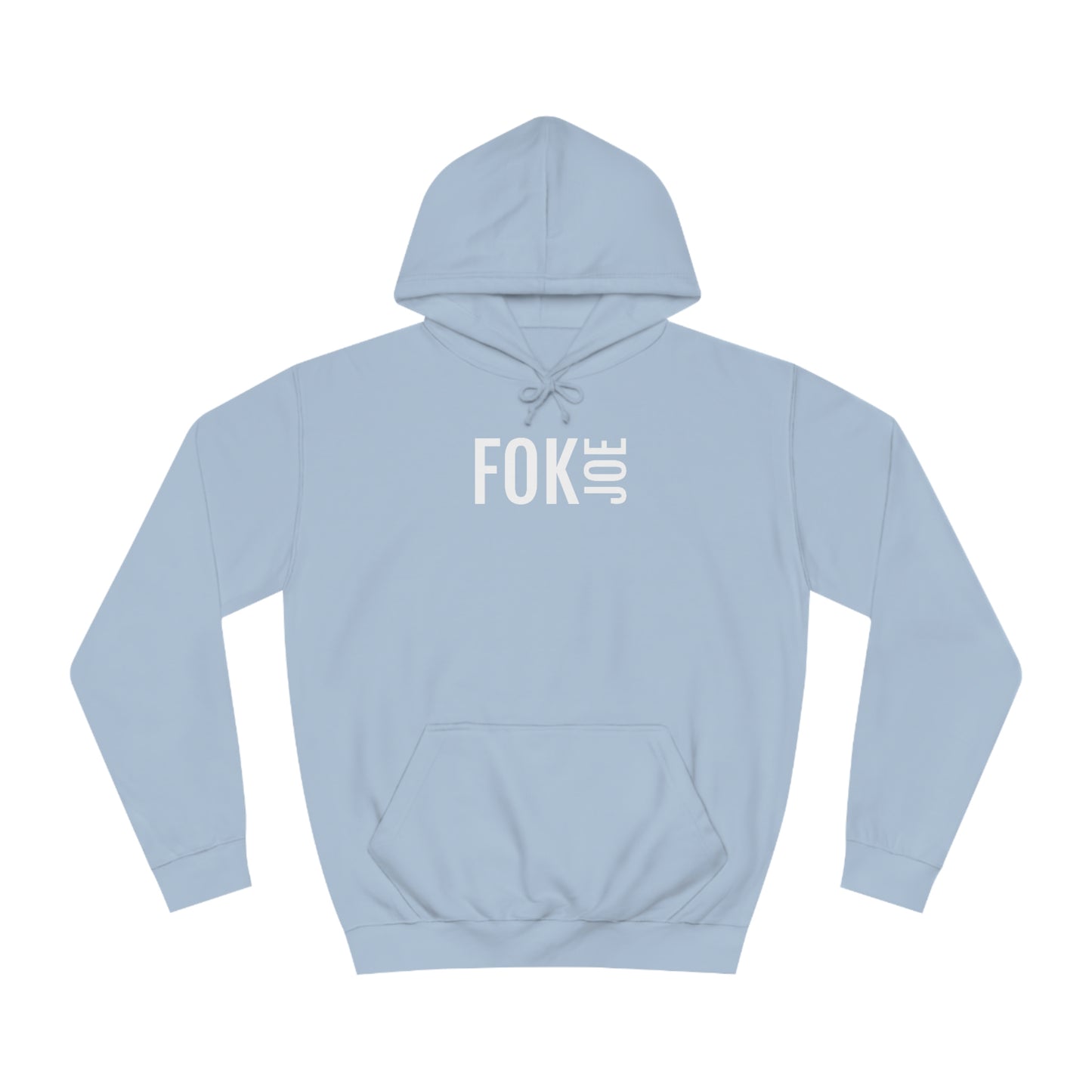 Unisex Hoodie met Dialect Tekst: FOK JOE