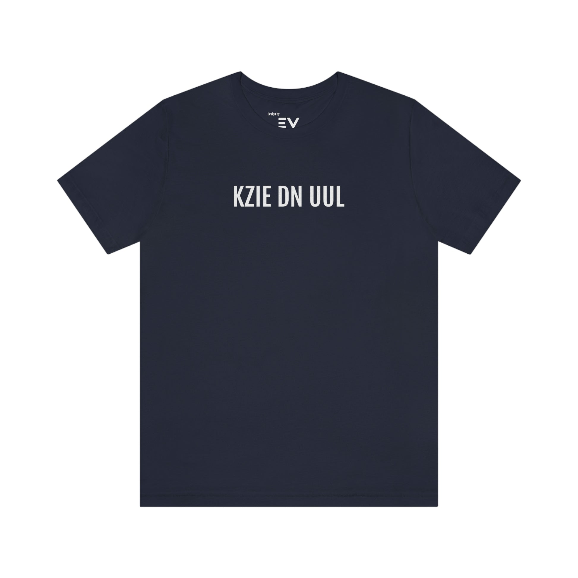 Ksie dn uul | Unisex T-Shirt uit West-Vlaanderen - Marine blauw