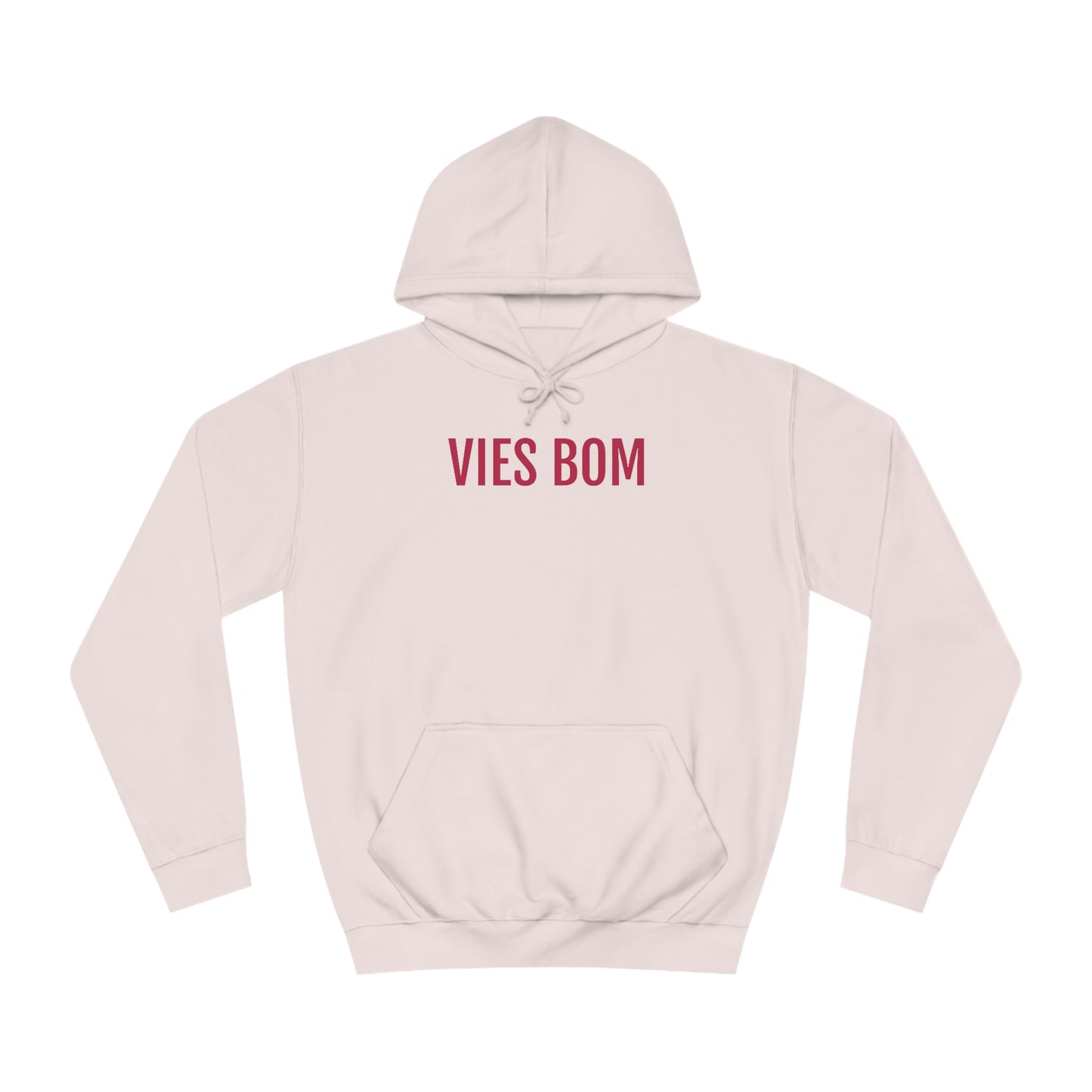 Roze hoodie uit Limburg met straattaal opschrift uit Genk