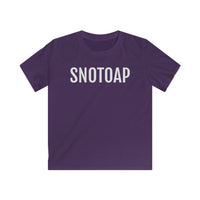 Modieus paars SNOTOAP kindershirt met kenmerkende Antwerpse stij